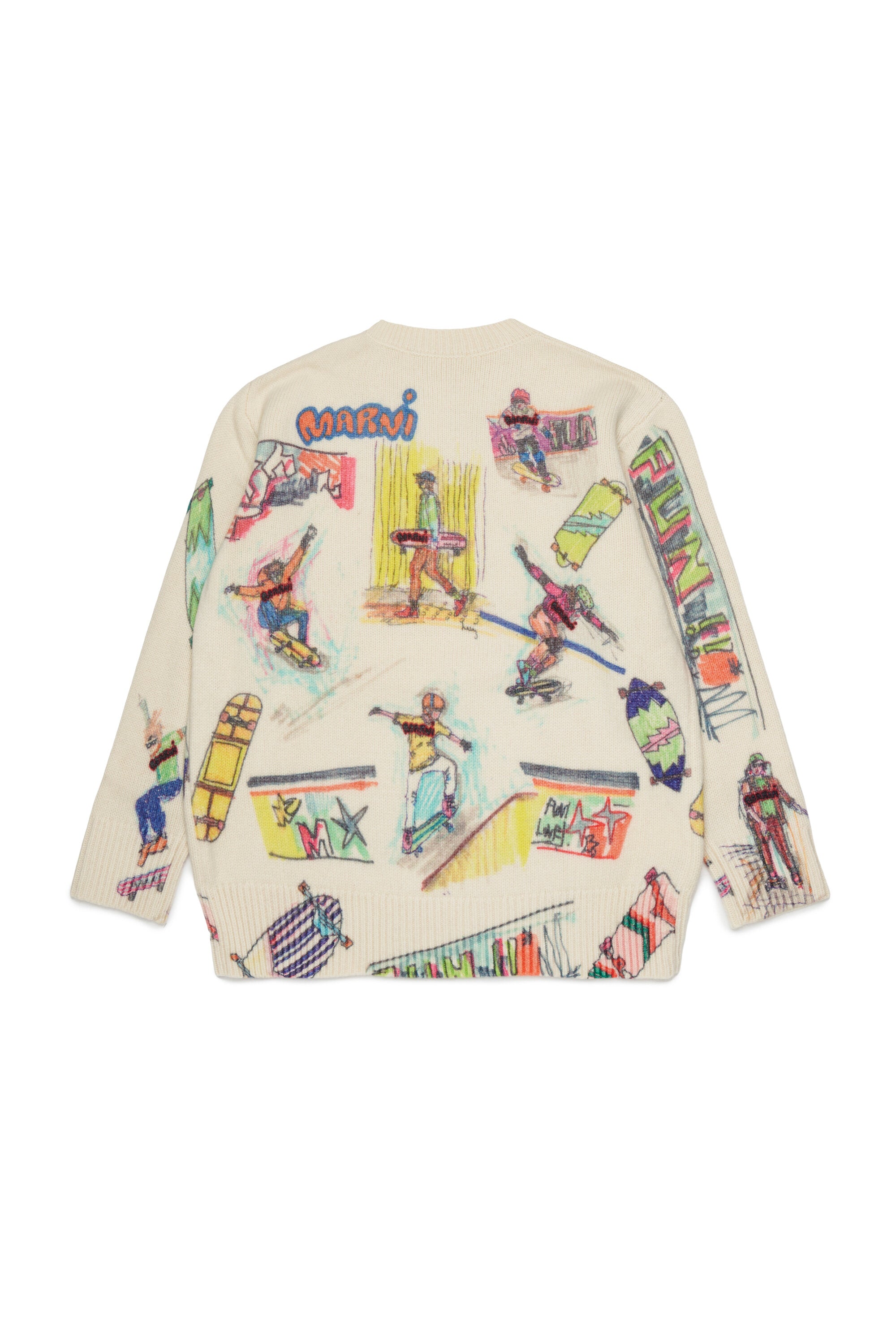 Jersey de cuello redondo con logo