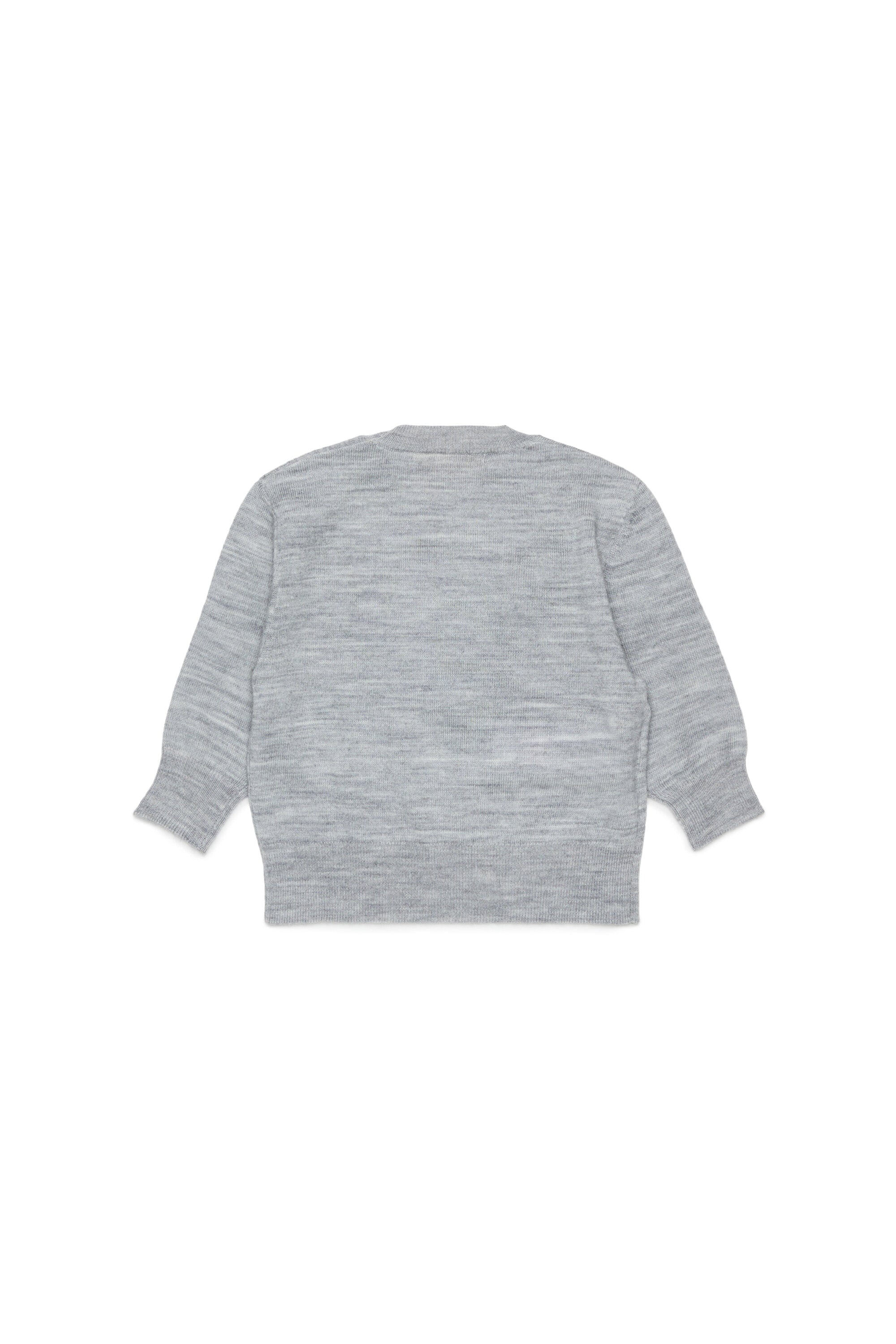 Jersey de cuello redondo con motivo bordado