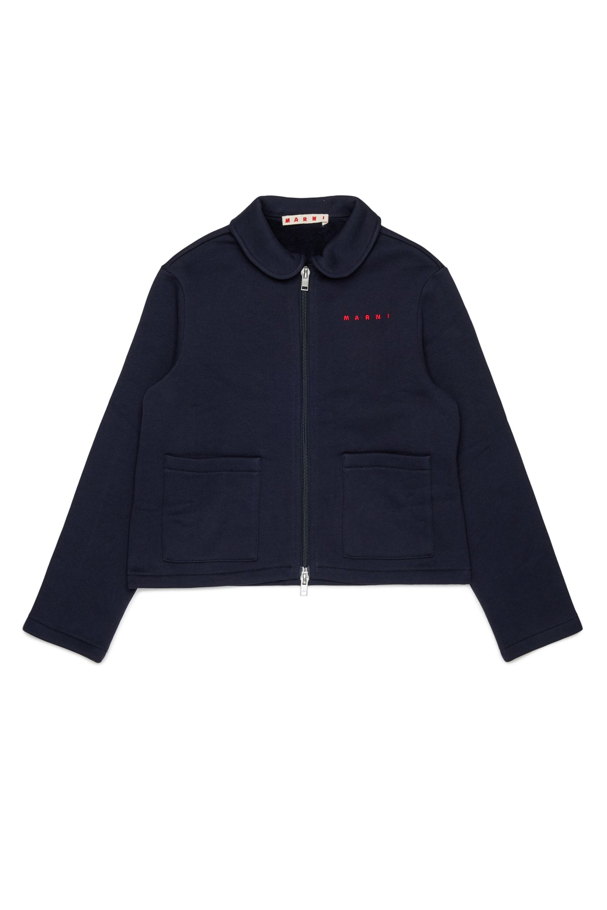 Sudadera con cremallera y logo