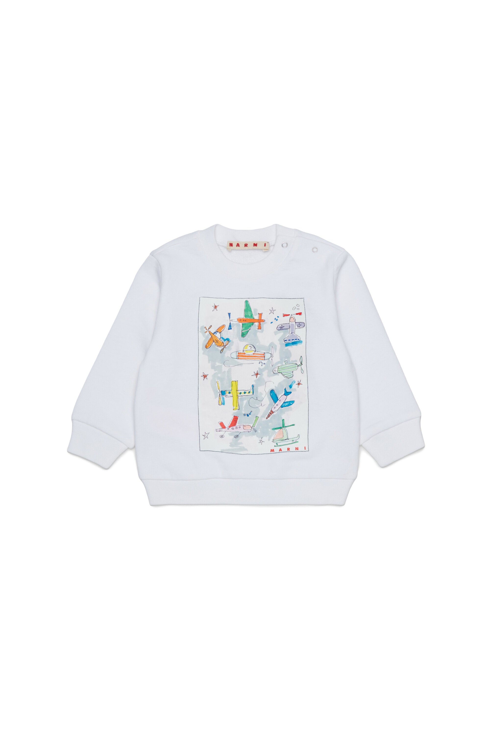Sudadera de cuello redondo con logo