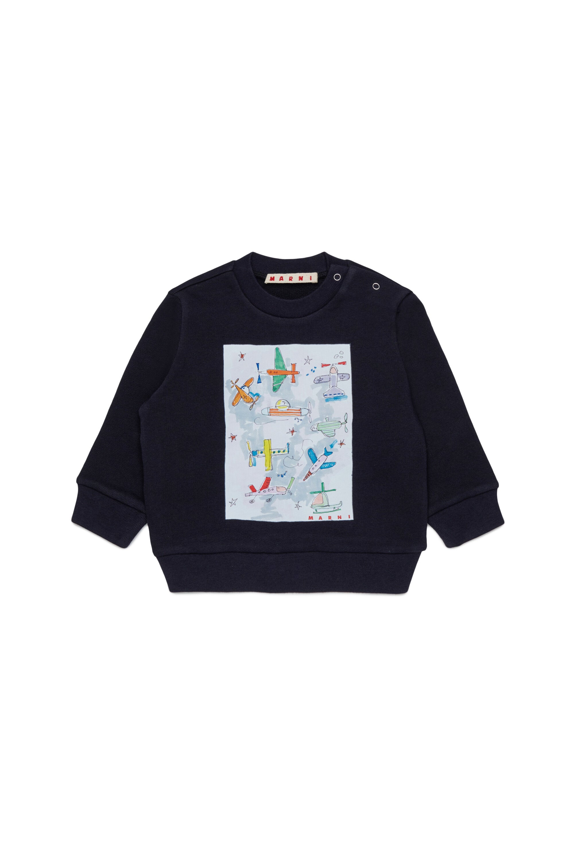 Sudadera de cuello redondo con logo