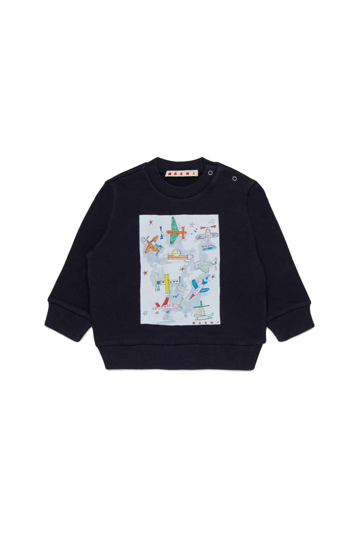 Sudadera de cuello redondo con logo