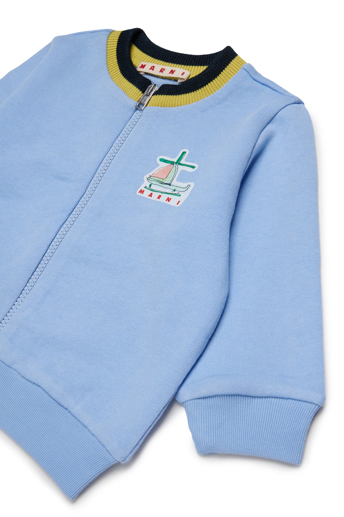 Sudadera con cremallera y logo