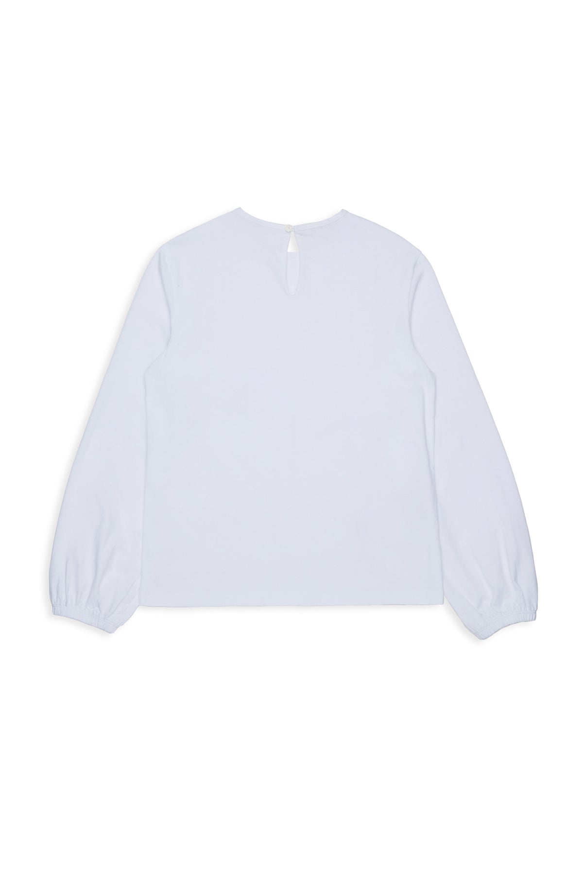 Camiseta de manga larga con detalles delanteros