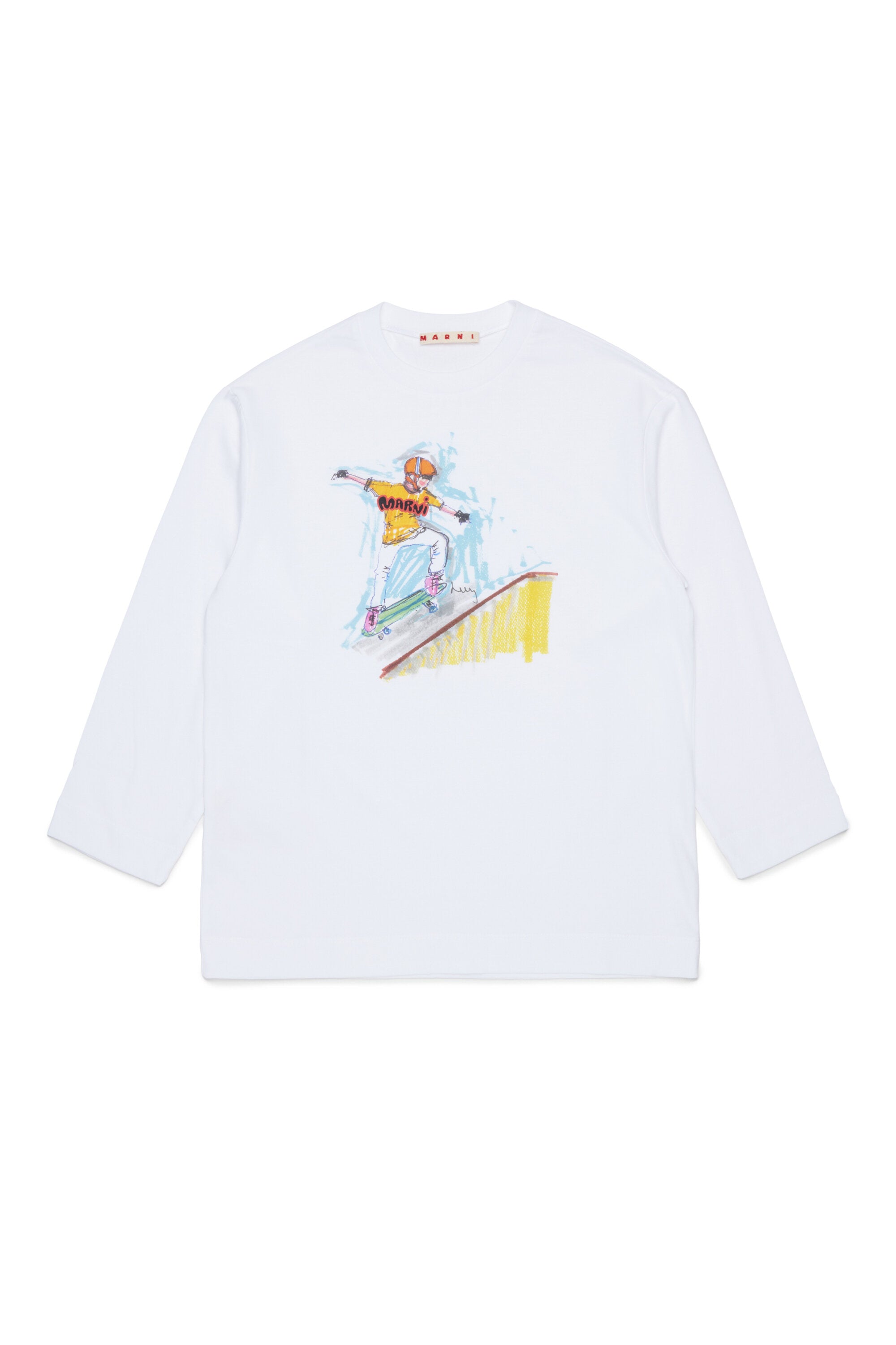 Camiseta de manga larga con logo