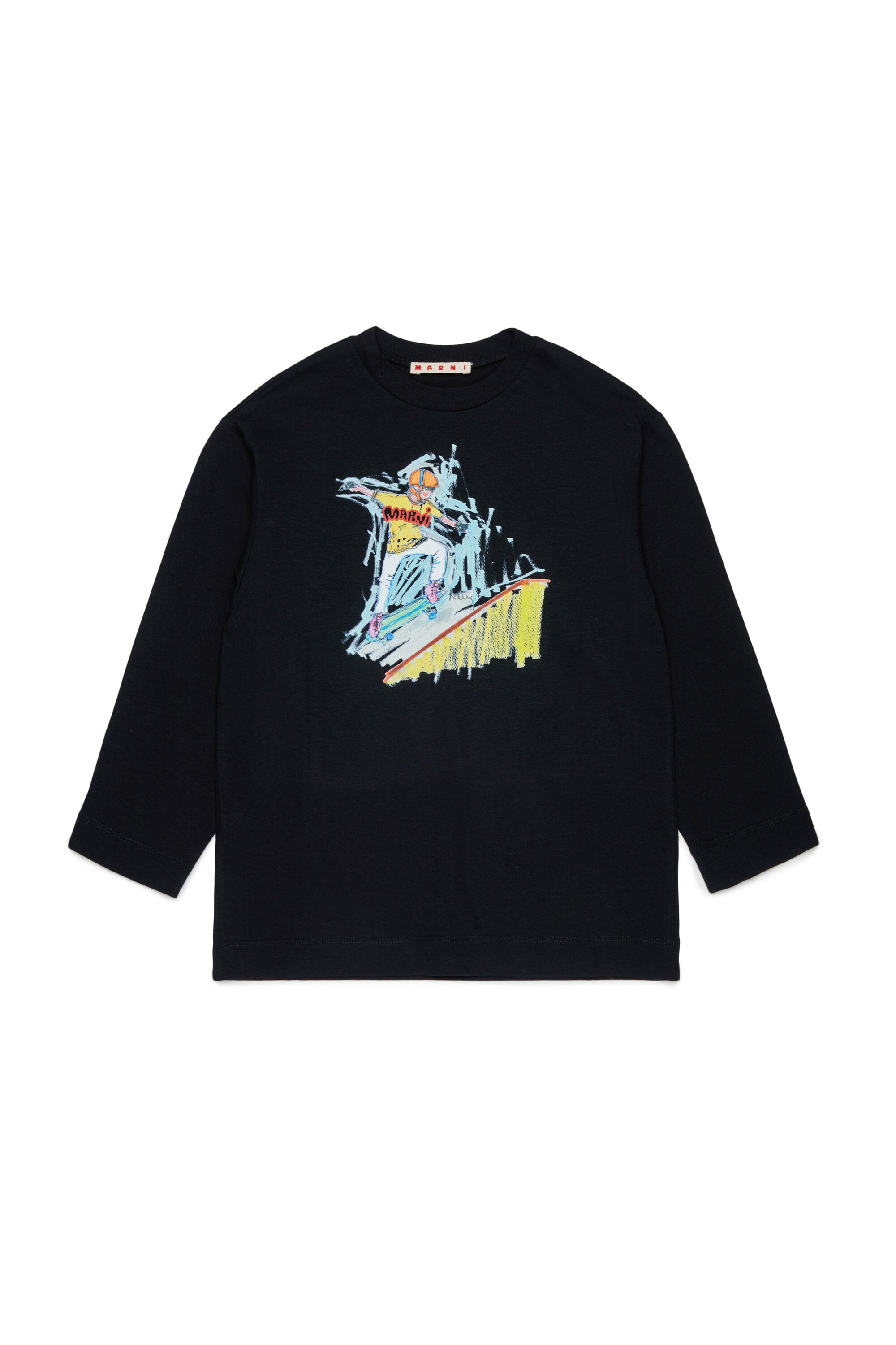 Camiseta de manga larga con logo