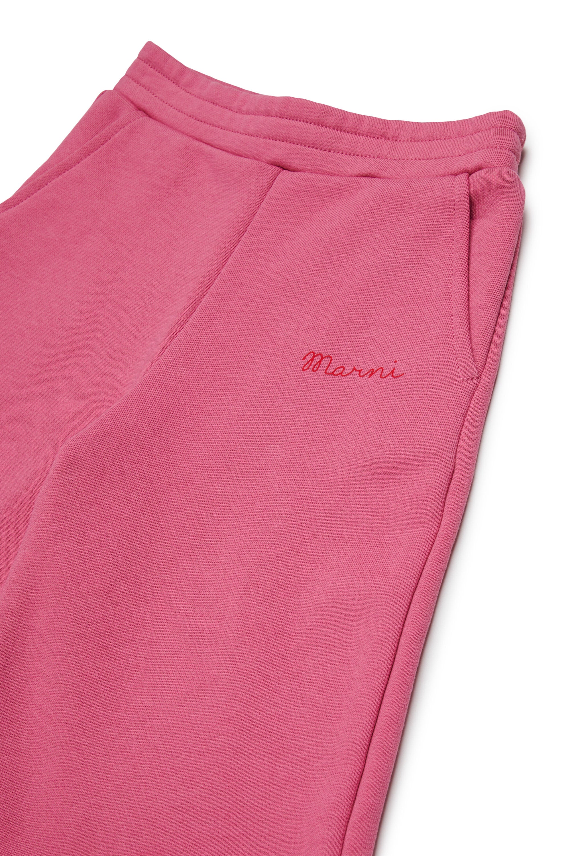 Sweatpants with ruffles