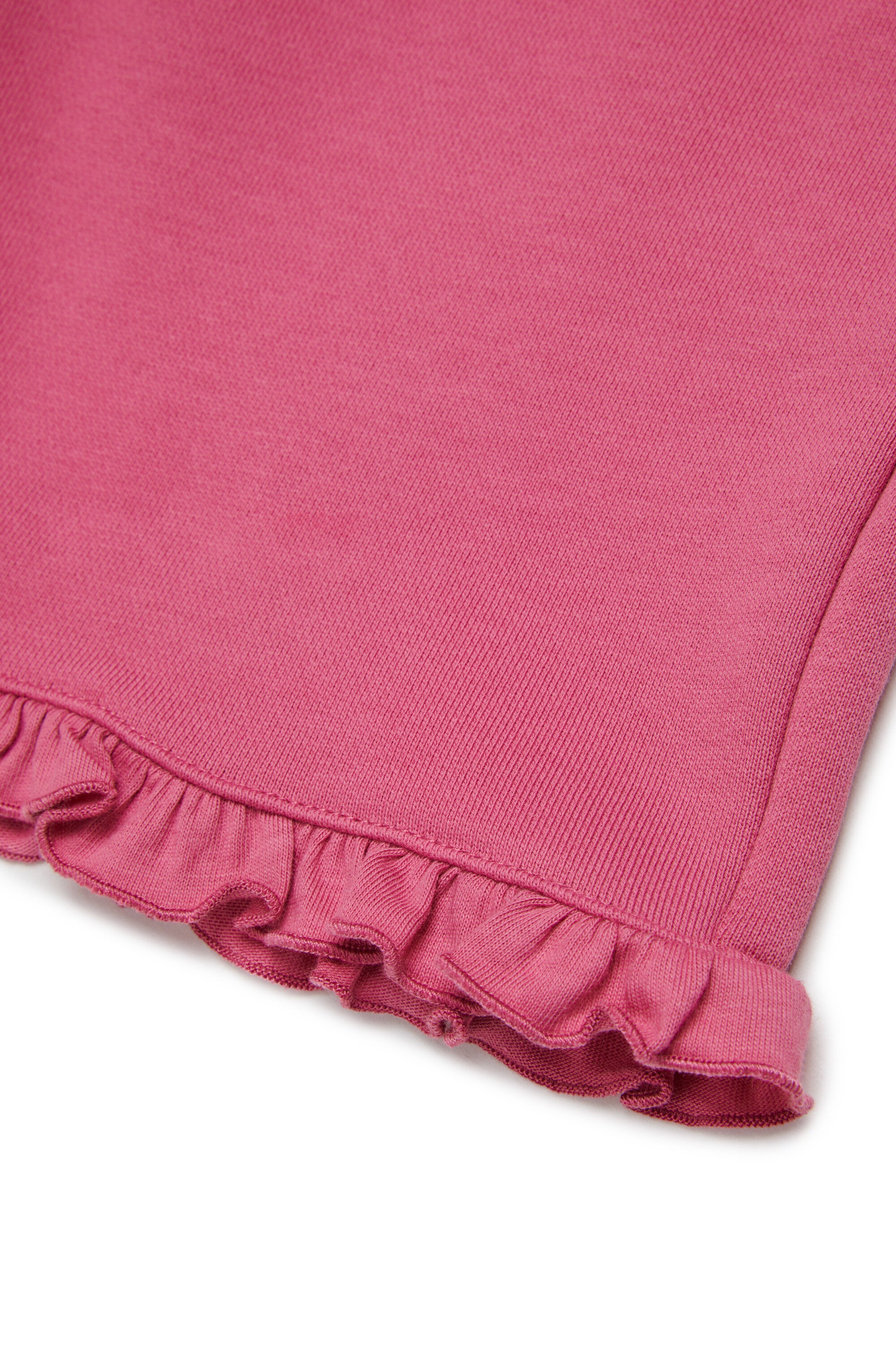 Sweatpants with ruffles