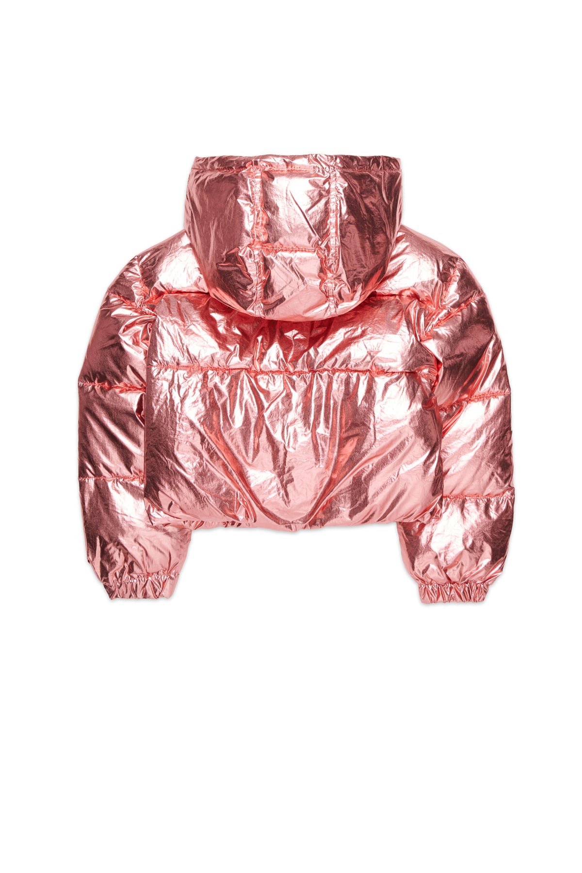 Chaqueta acolchada con logo estampado