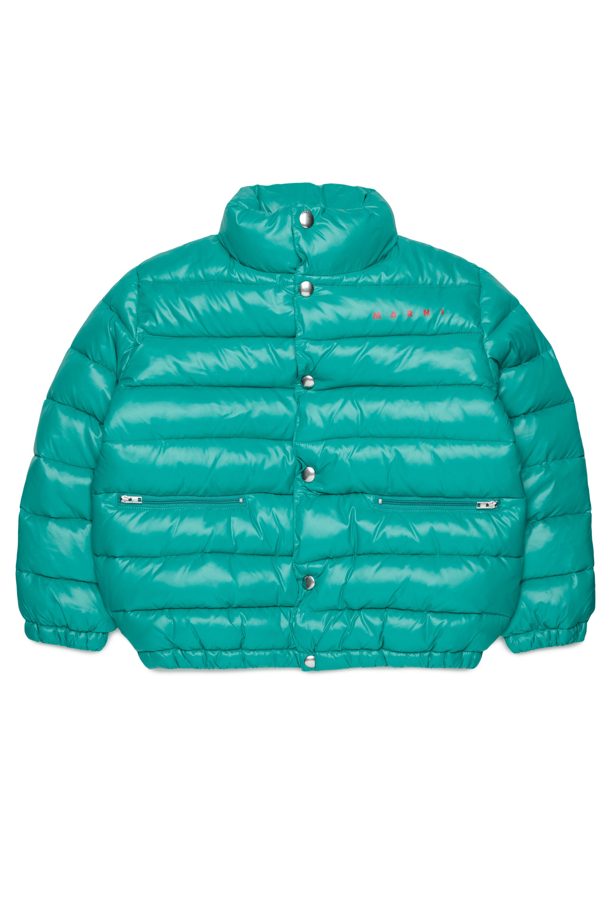 Padded jacket with logo