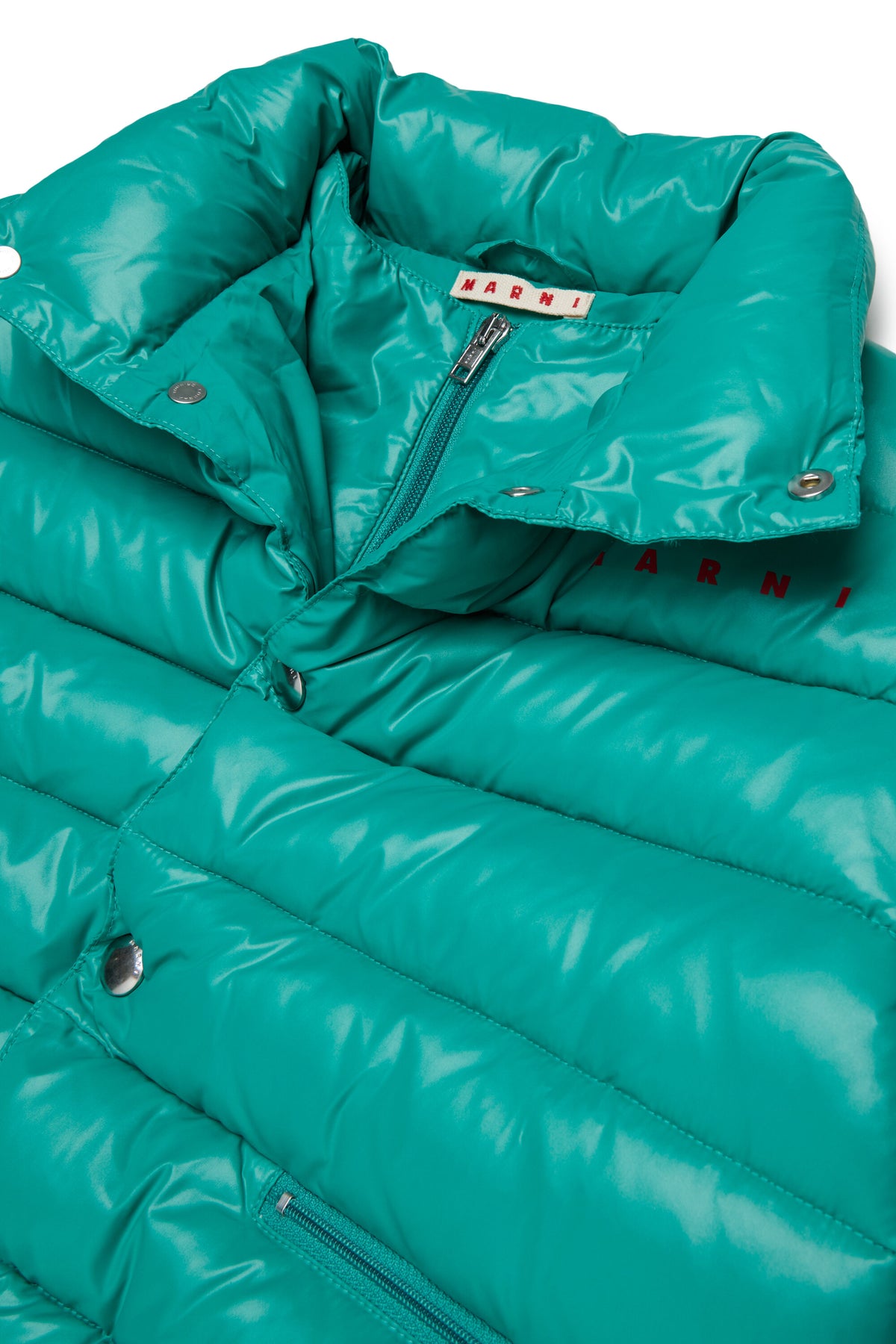 Padded jacket with logo