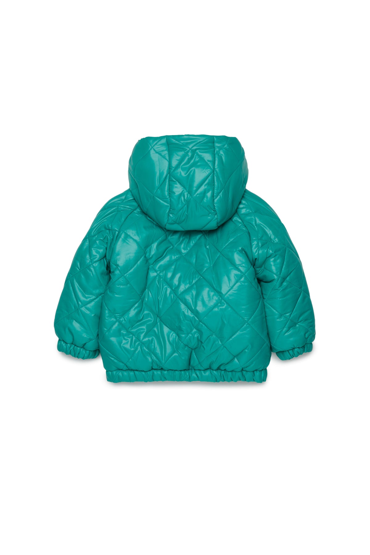 Chaqueta acolchada con logo estampado