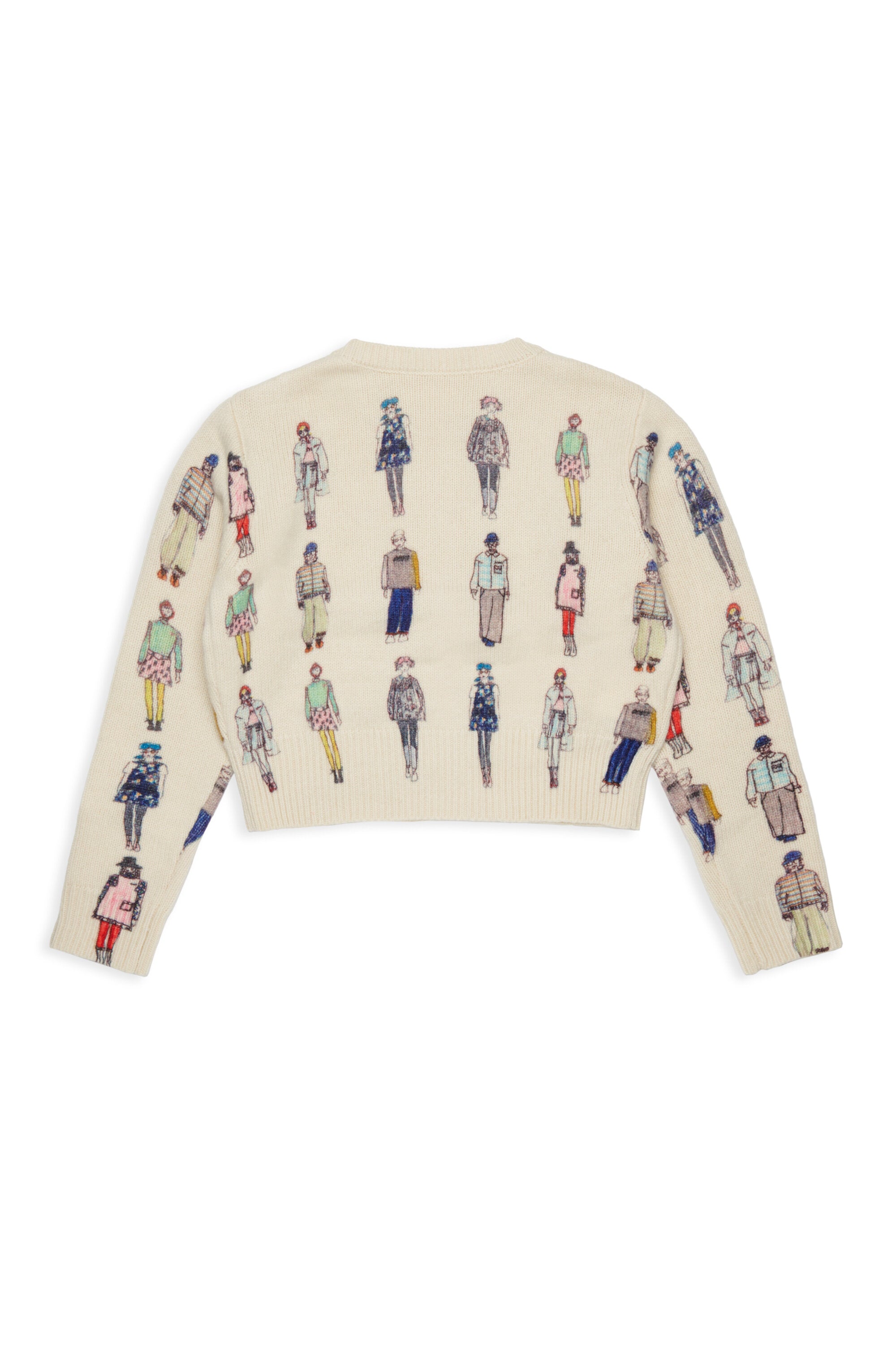 Crew-neck pullover with logo