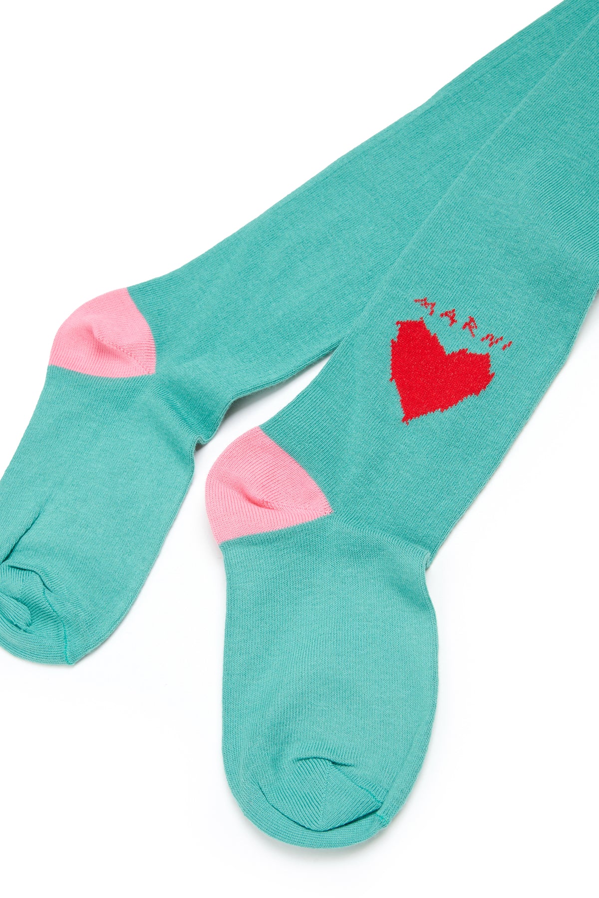 Leotardos con corazón y logo