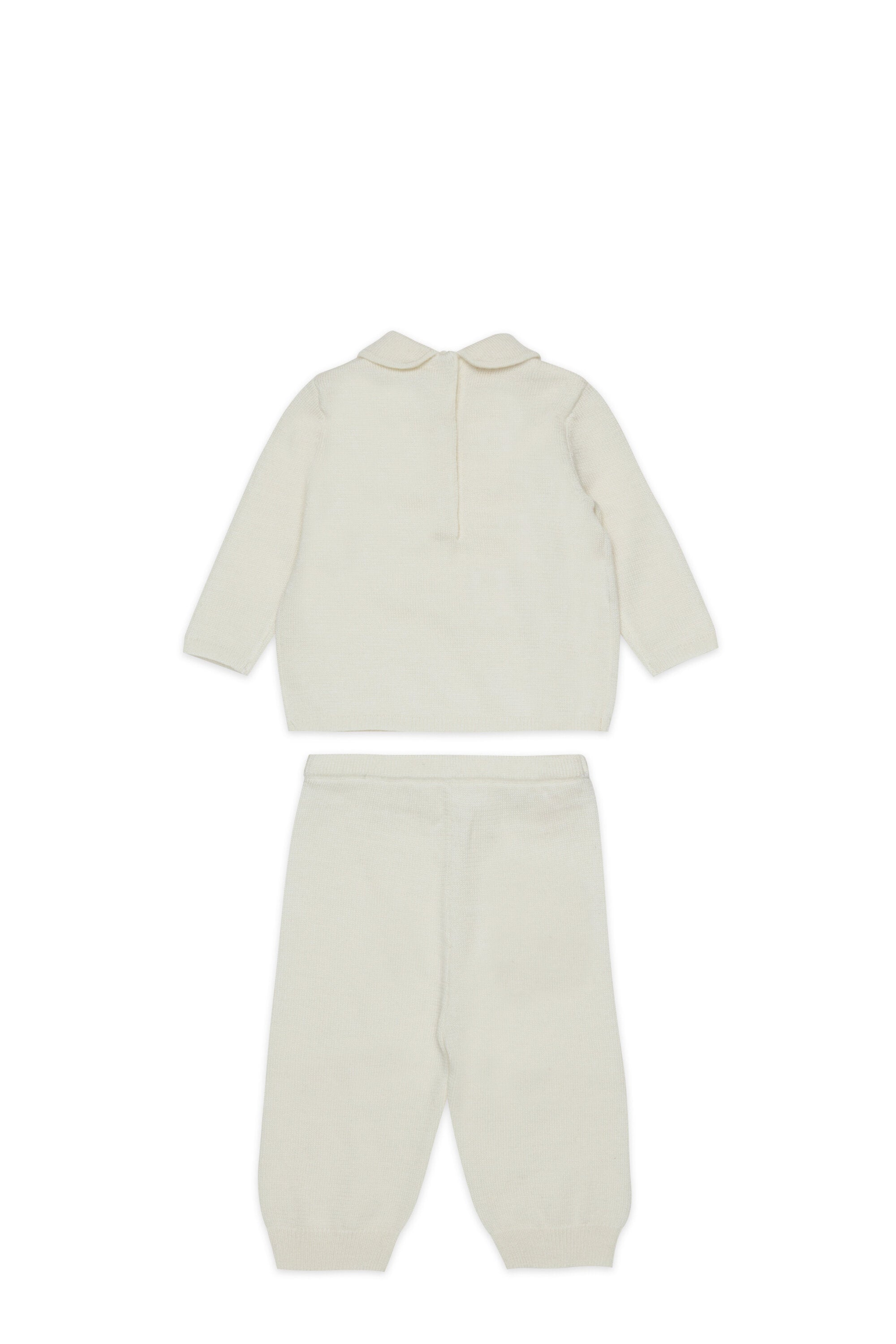Baby jumpsuit with front embroidery