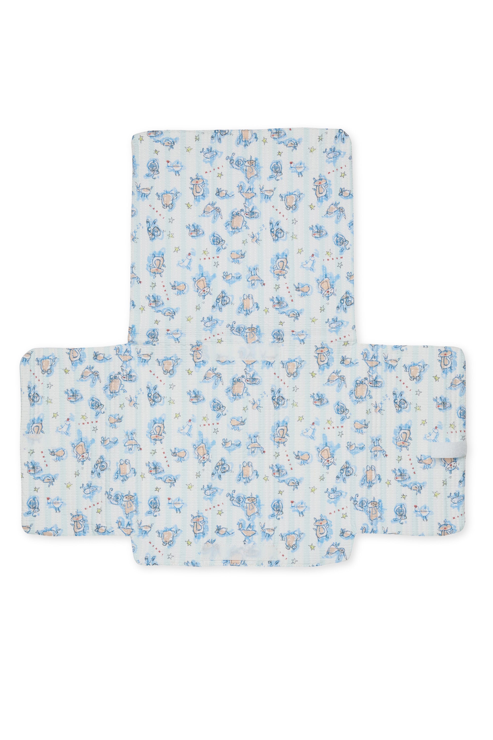 Changing bag with allover print