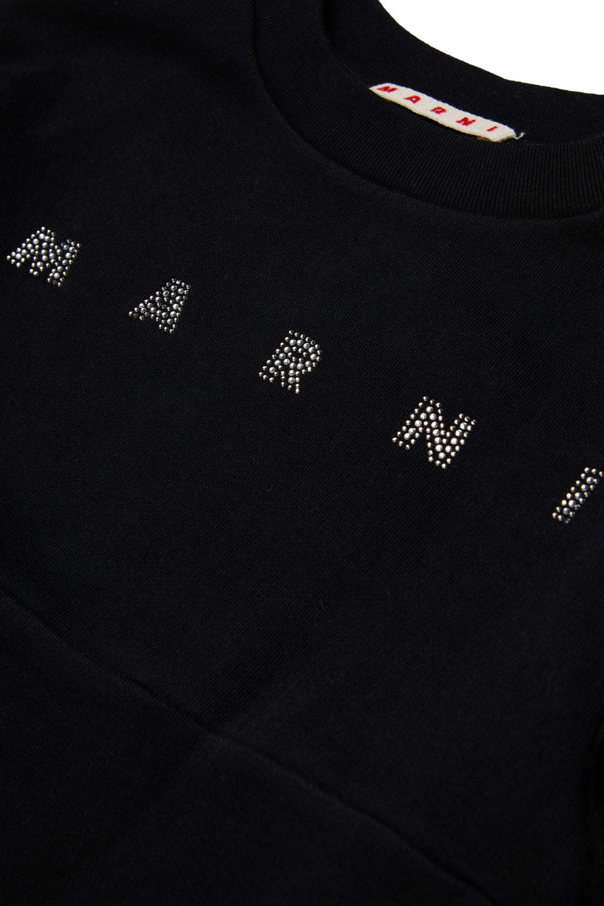 Fleece dress with logo