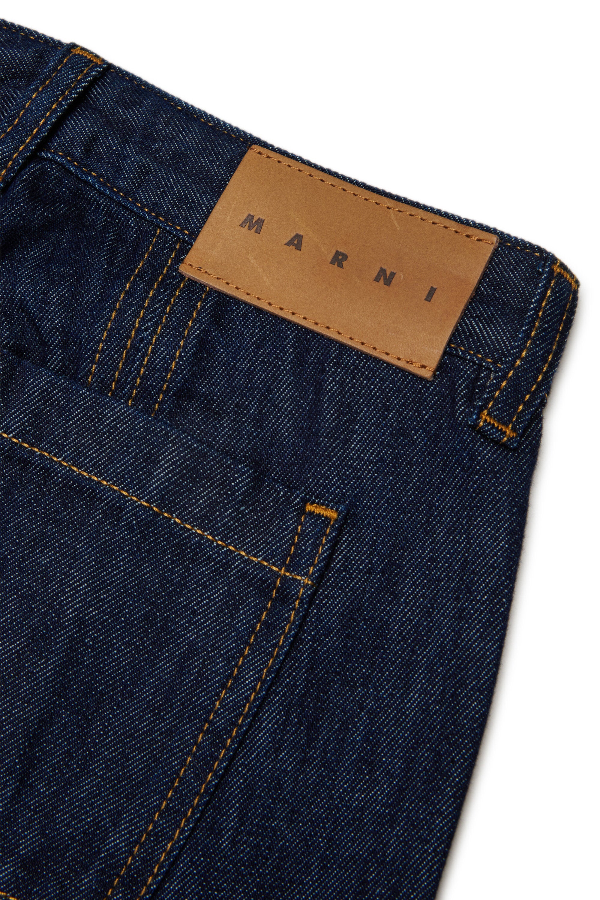 Medium blue flare fit jeans