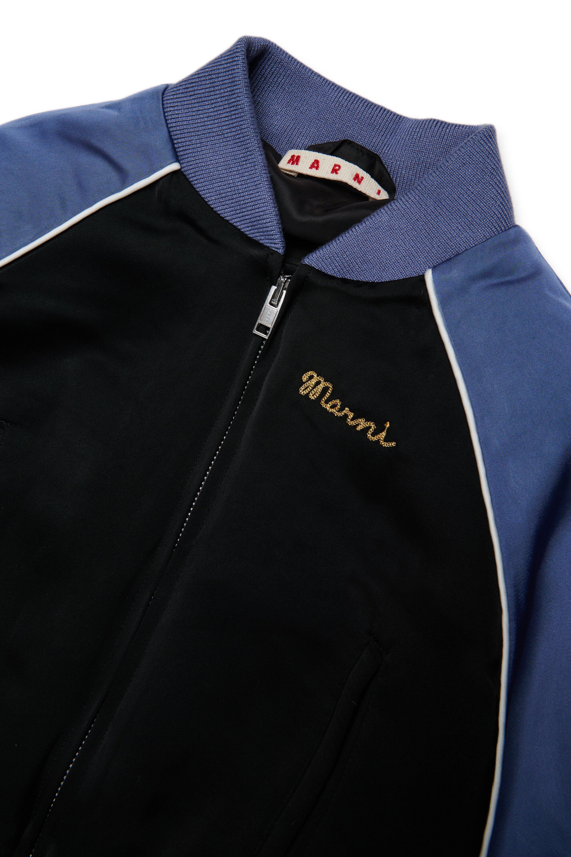 Cazadora bomber con logo