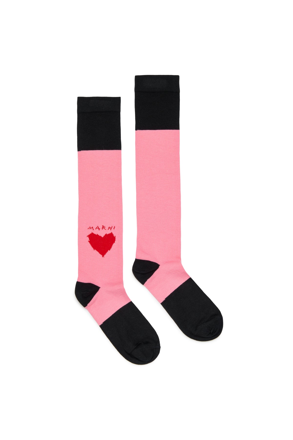 Calcetines con bordado de corazón