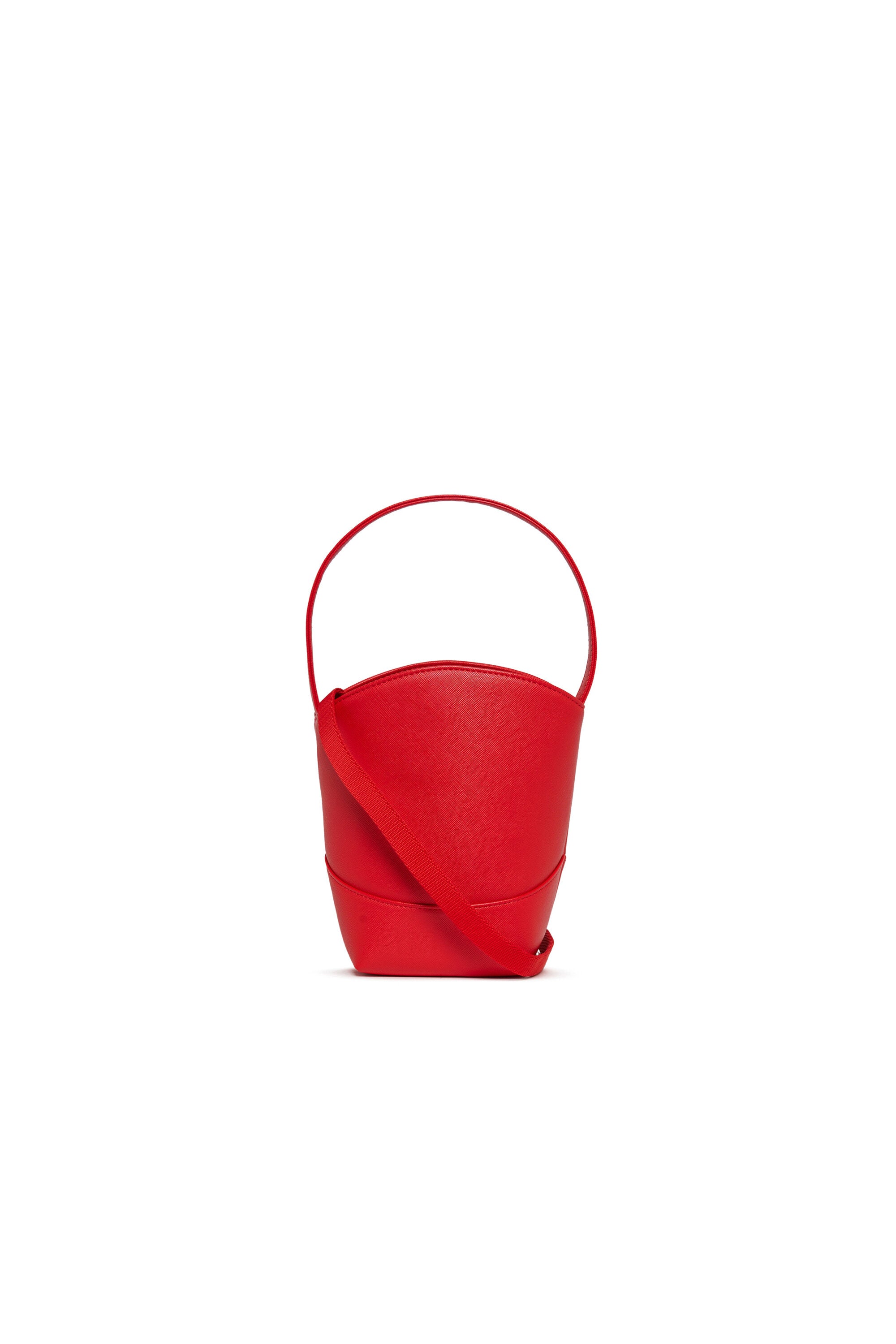 Flower basket crossbody bag with logo