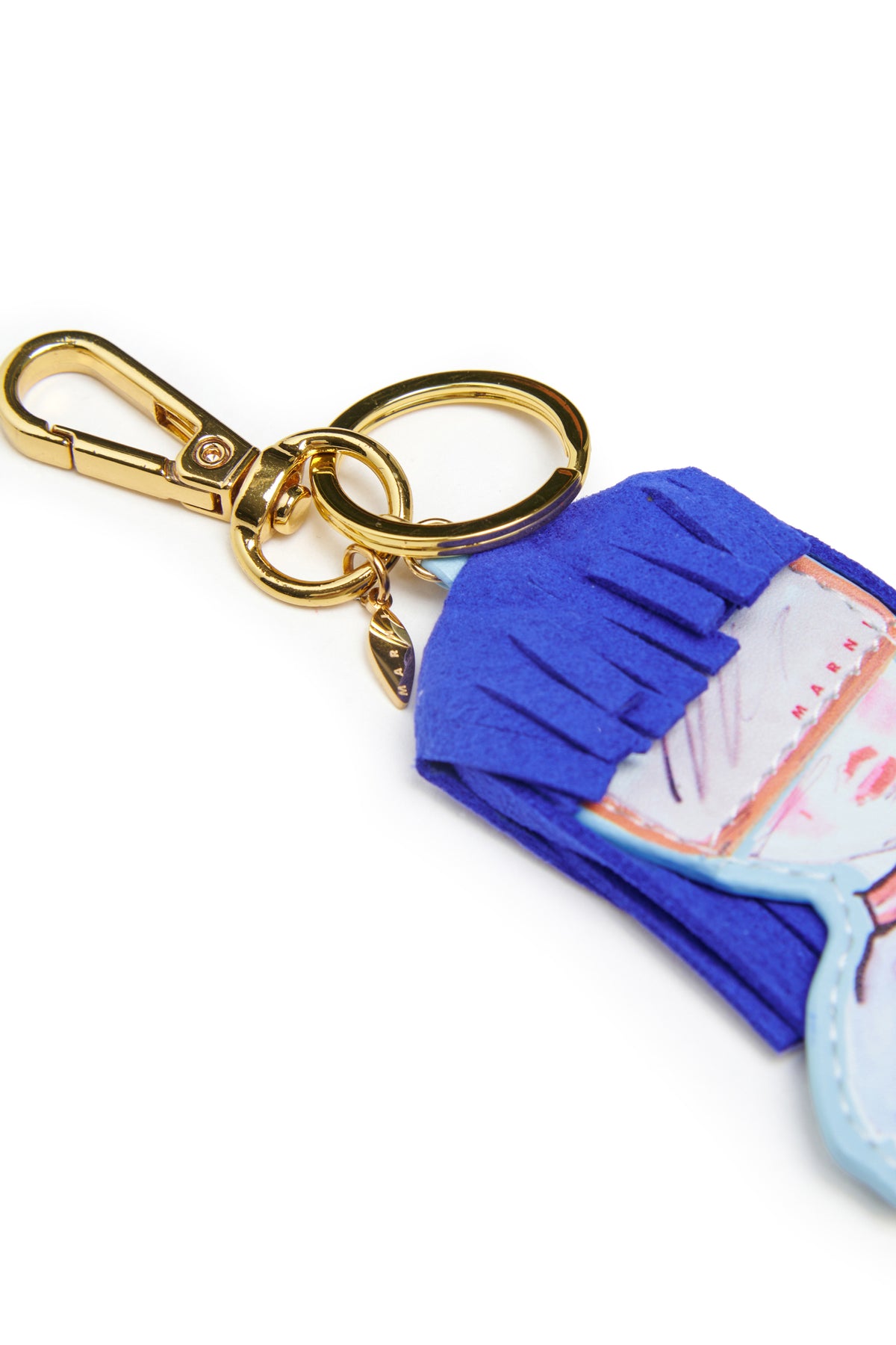 Charm figurita con estampado floral