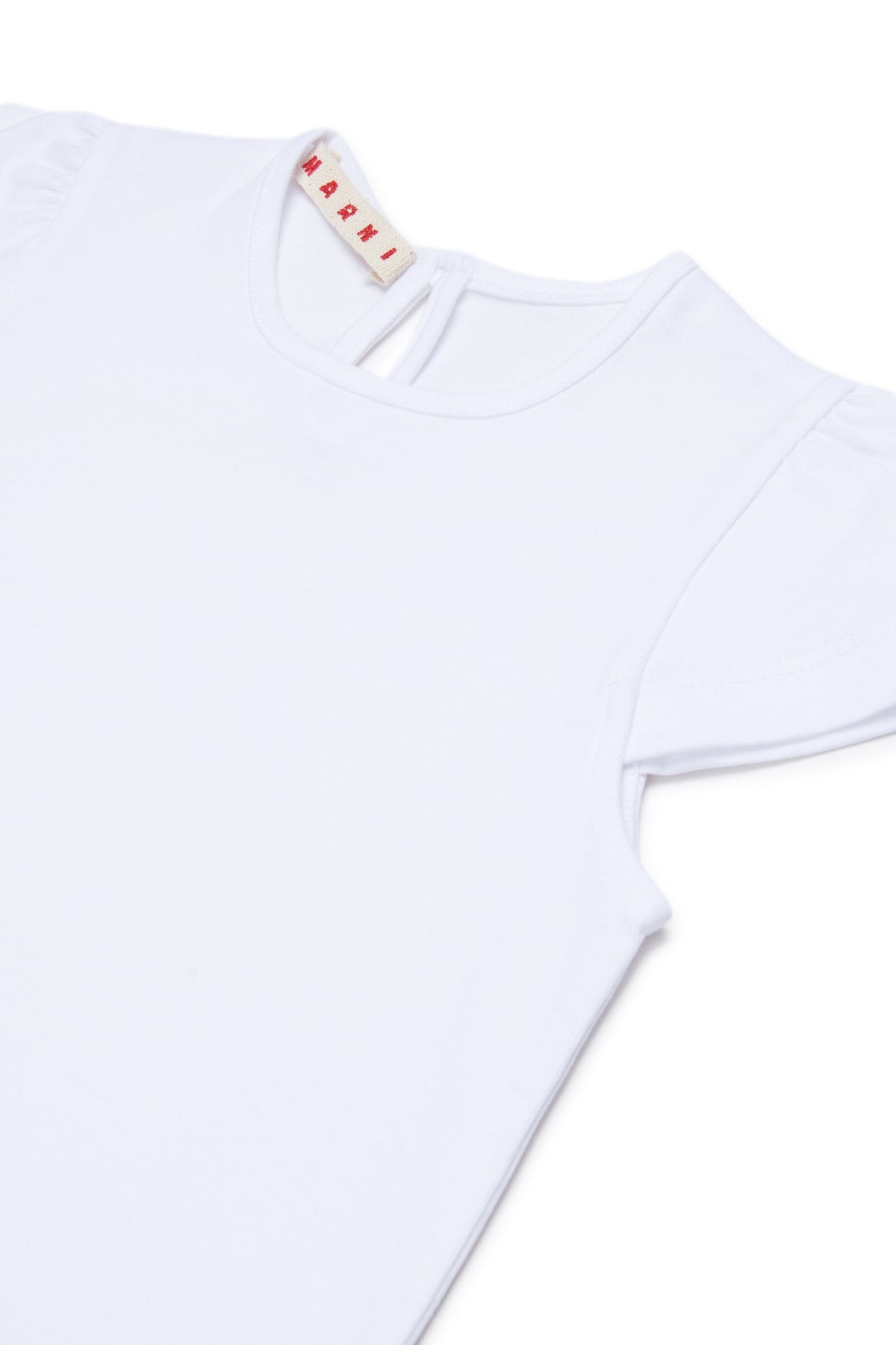 Camiseta con logo bordado en el bajo