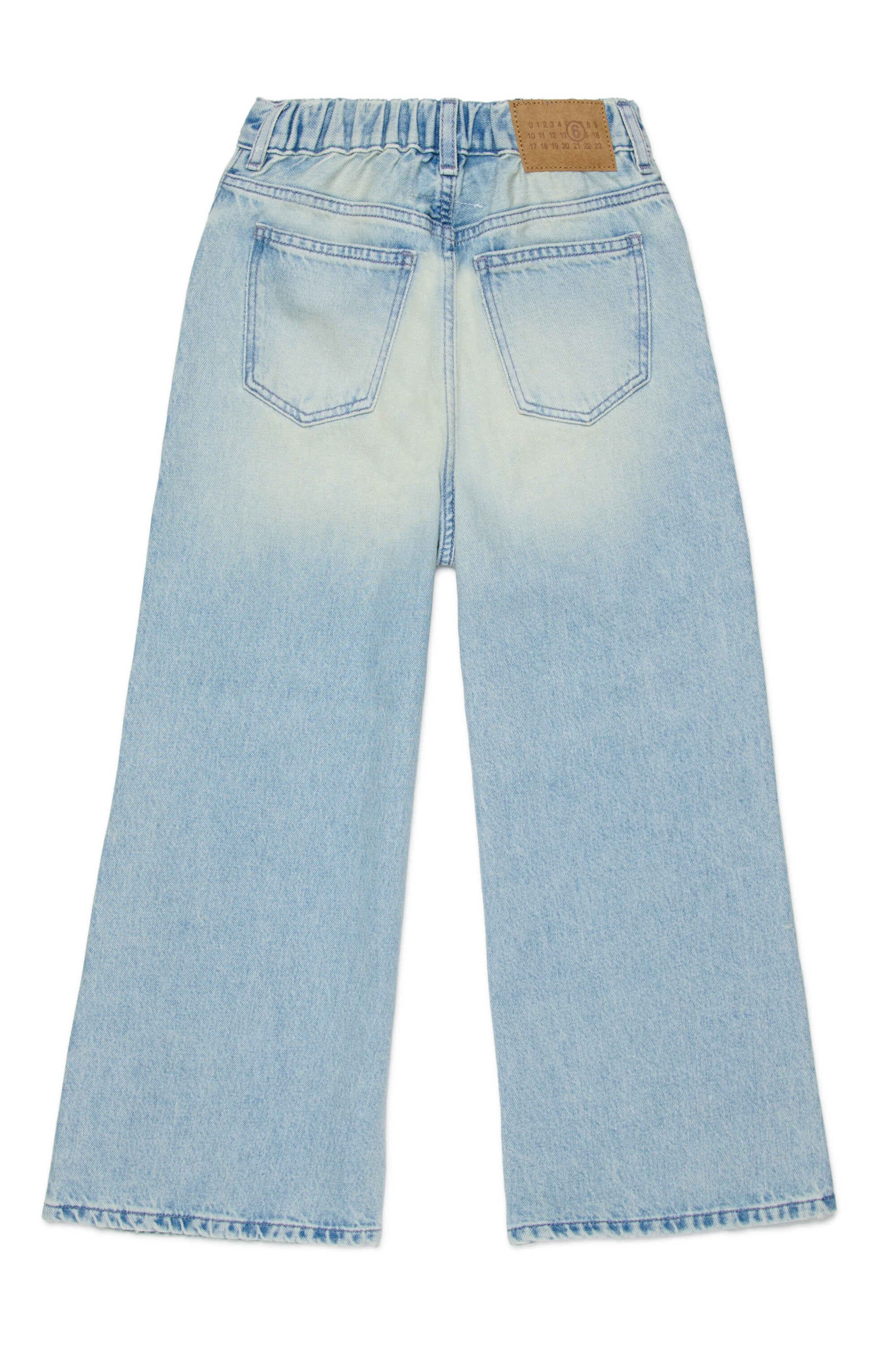 Jeans flare lavado azul claro
