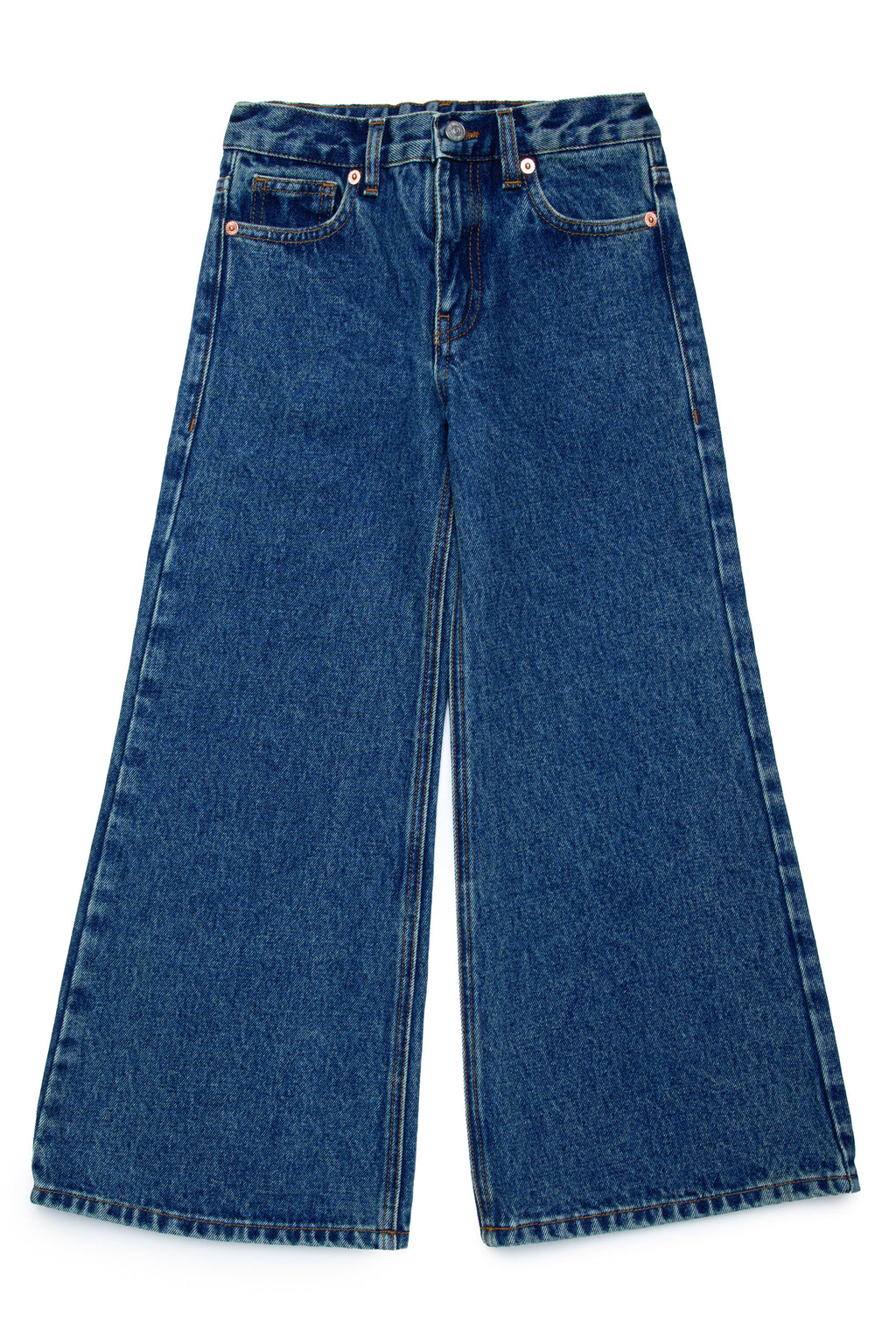 Jeans bootcut azul medio