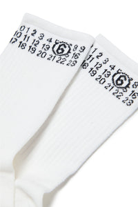 Calcetines de canalé con numeric logo