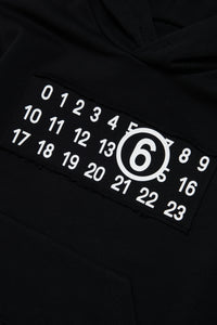 Sudadera corta con capucha y numeric logo