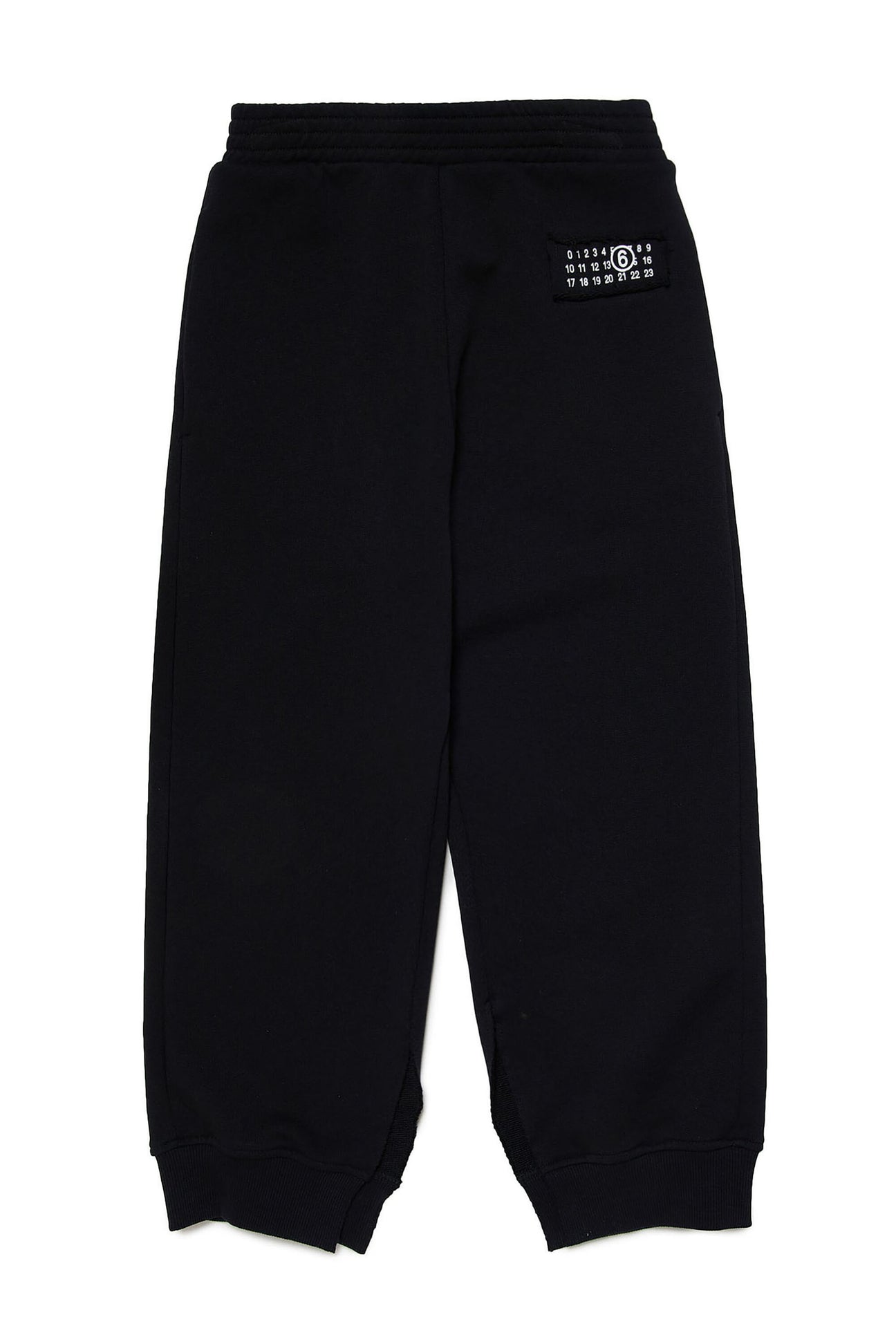 Fleece pants with numeric logo 