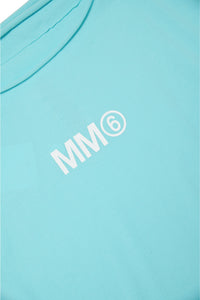 Vestido de playa sin mangas con logotipo MM6