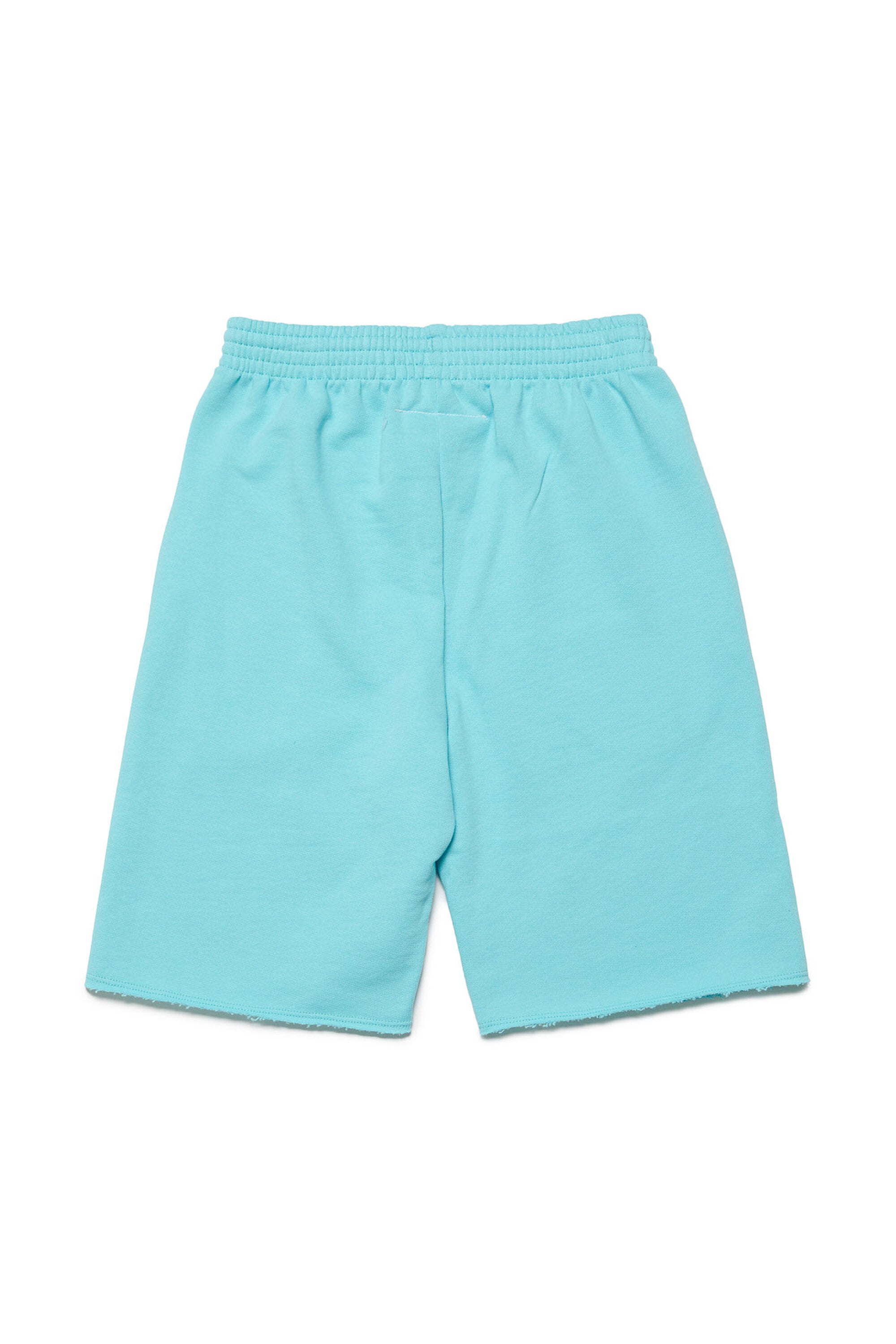 Pantalones cortos en chándal con logotipo efecto Píxel