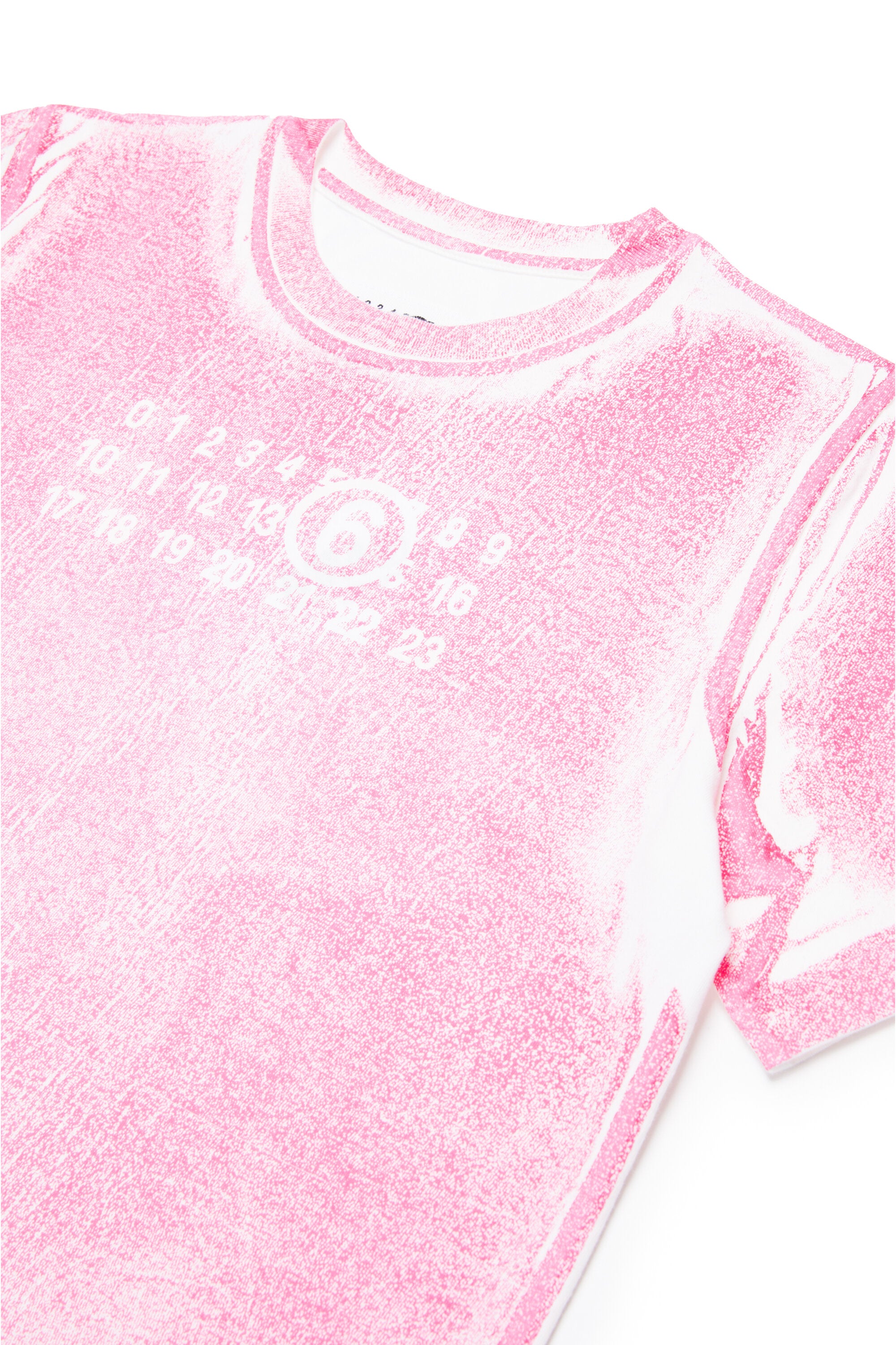 T-shirt with faded effect print