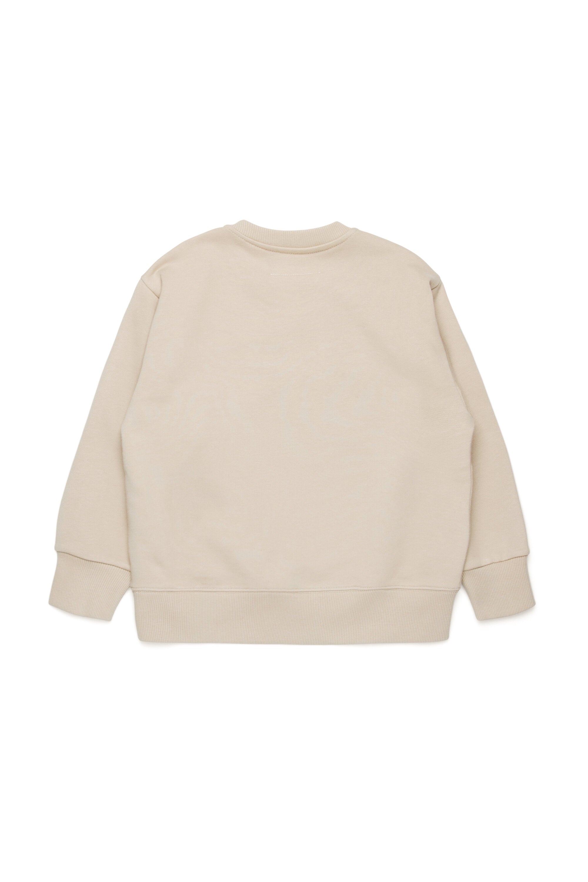 Sweatshirt with logoed lining insert