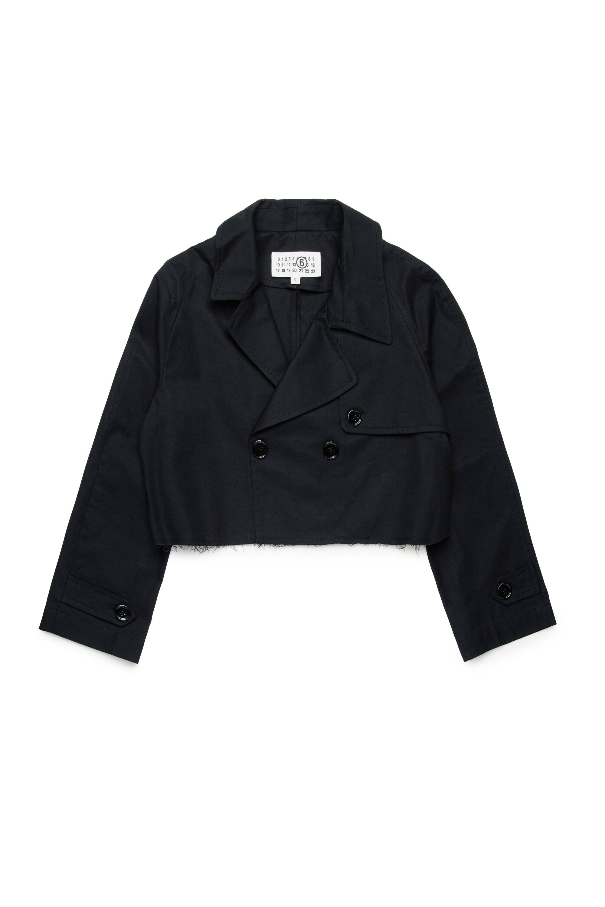 Chaqueta con botonadura doble en forma de A