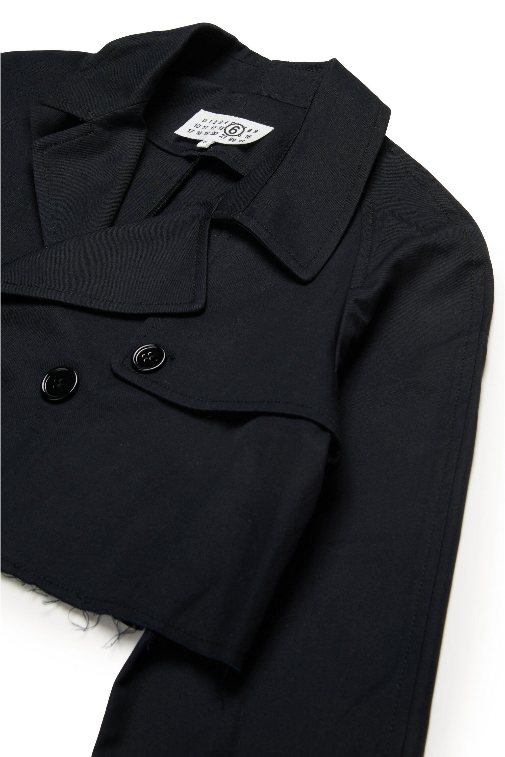 Chaqueta con botonadura doble en forma de A