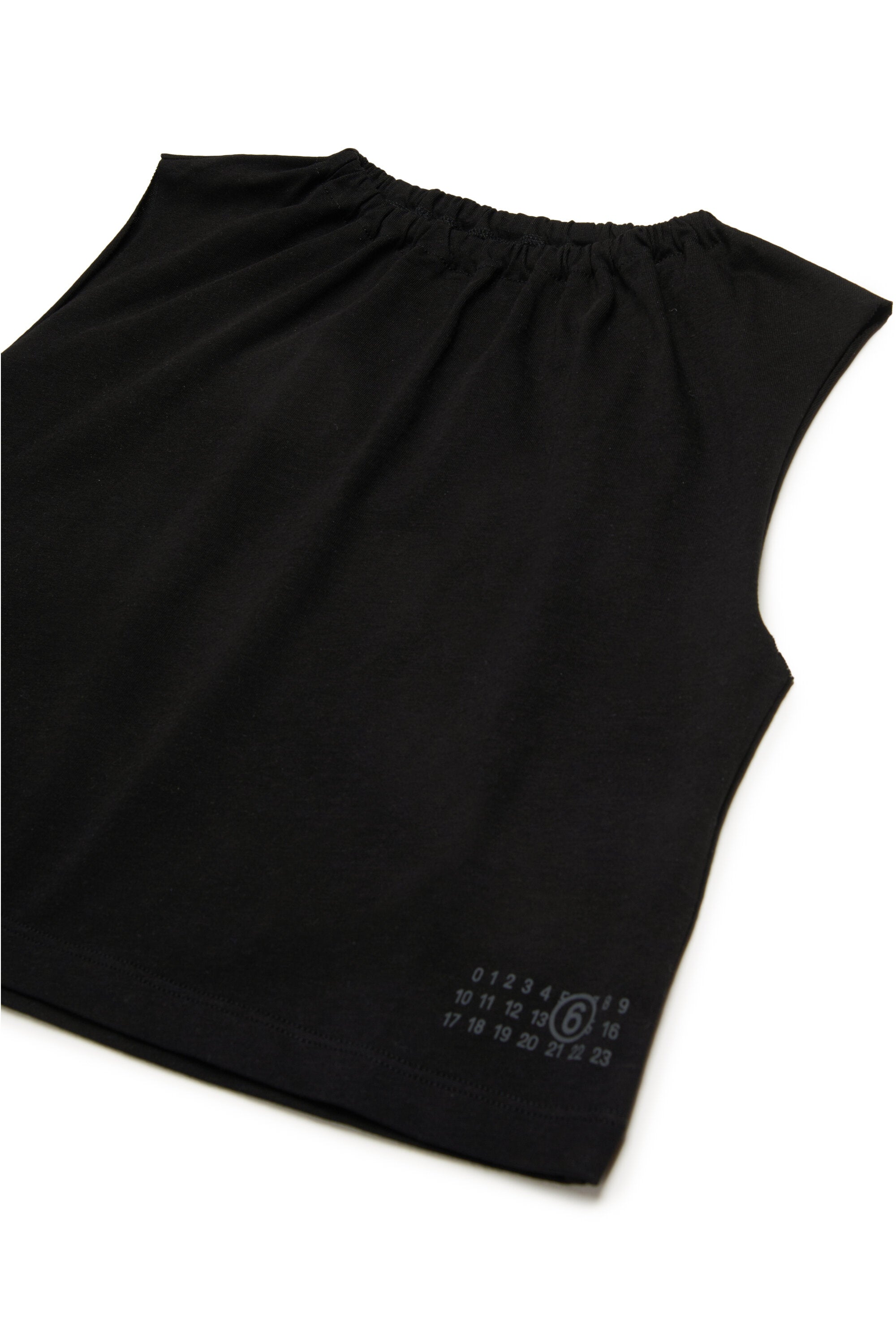 Camiseta sin mangas con fruncidos