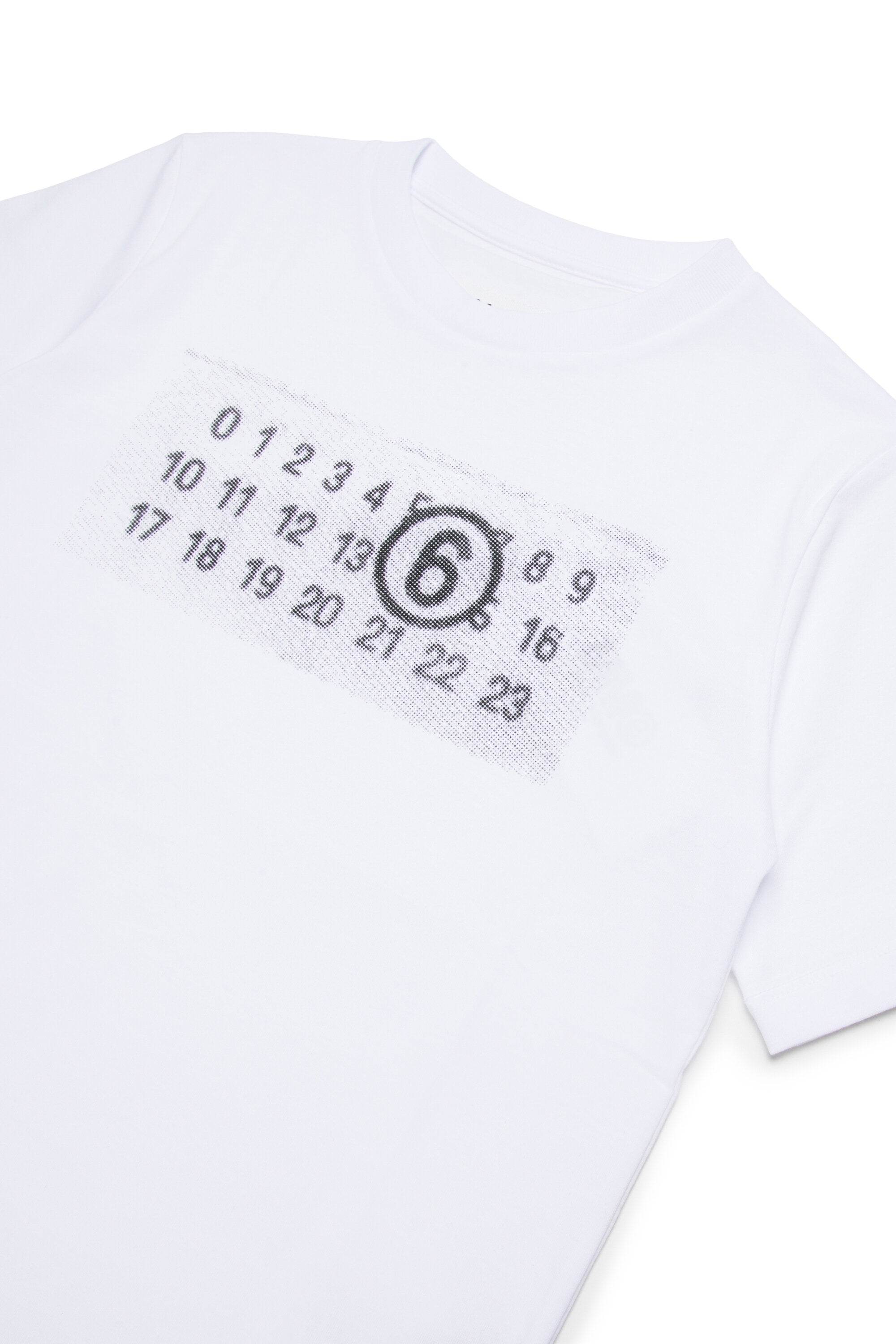 MM6 teen's jersey Numeric Logo T-shirt | BRAVE KID