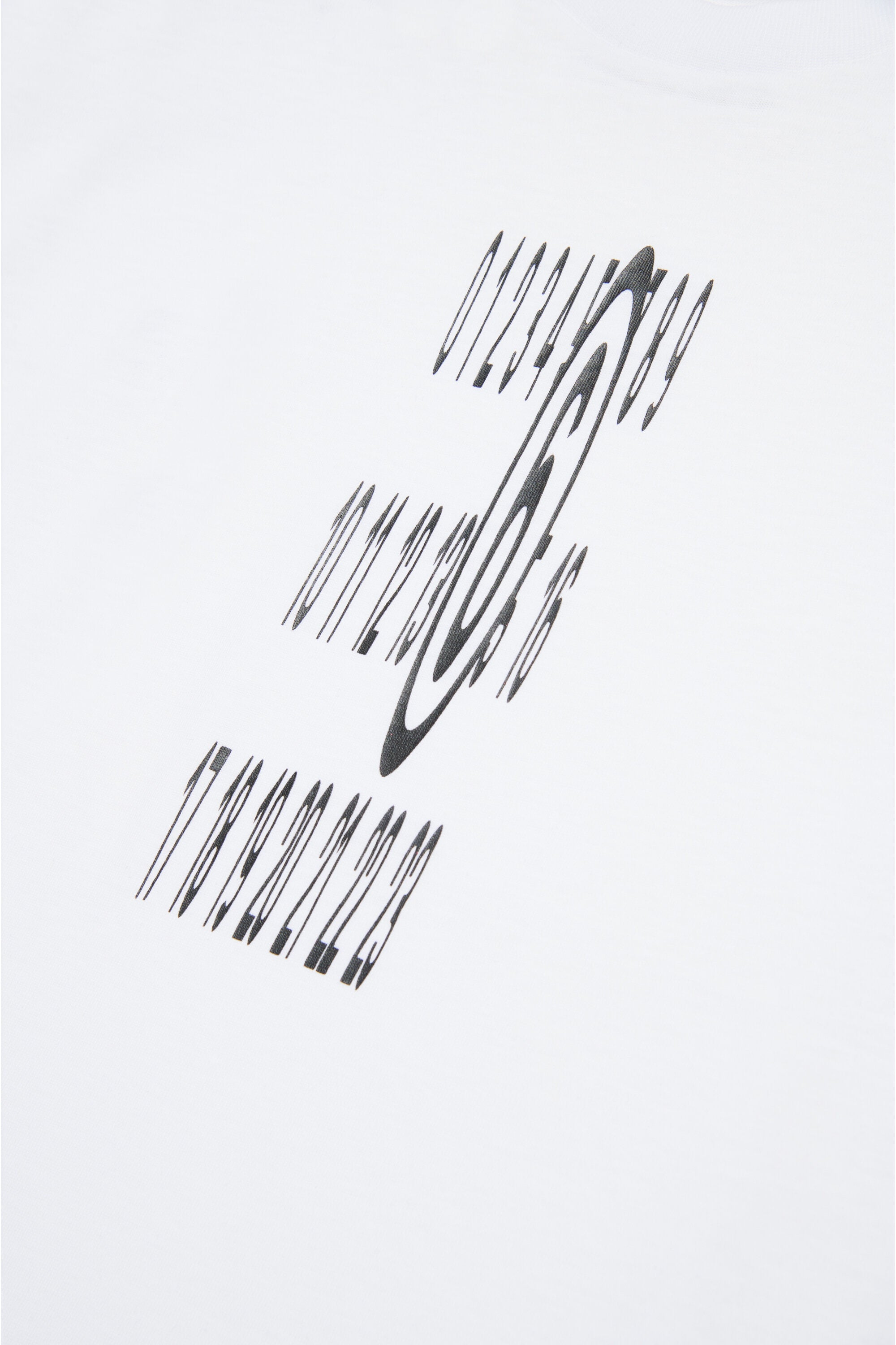 Camiseta de punto con logotipo elástico