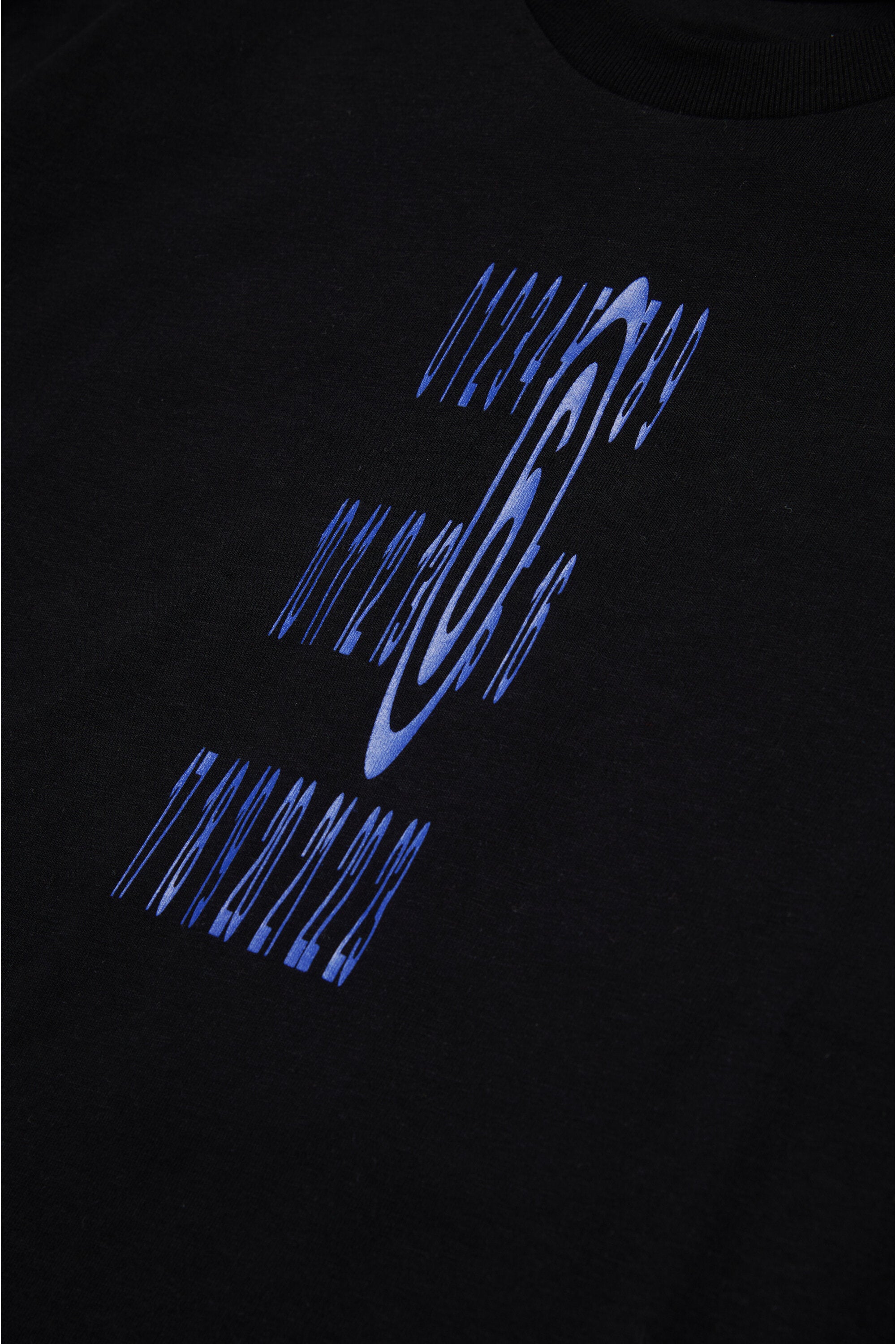 Camiseta de punto con logotipo elástico