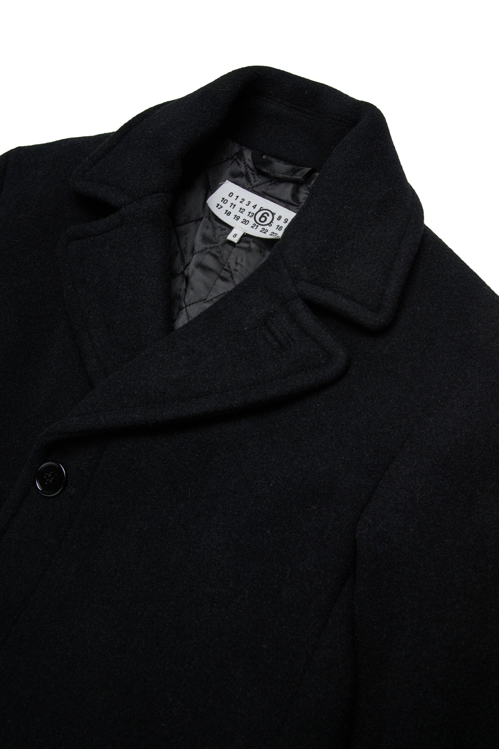 Short cloth coat with zip