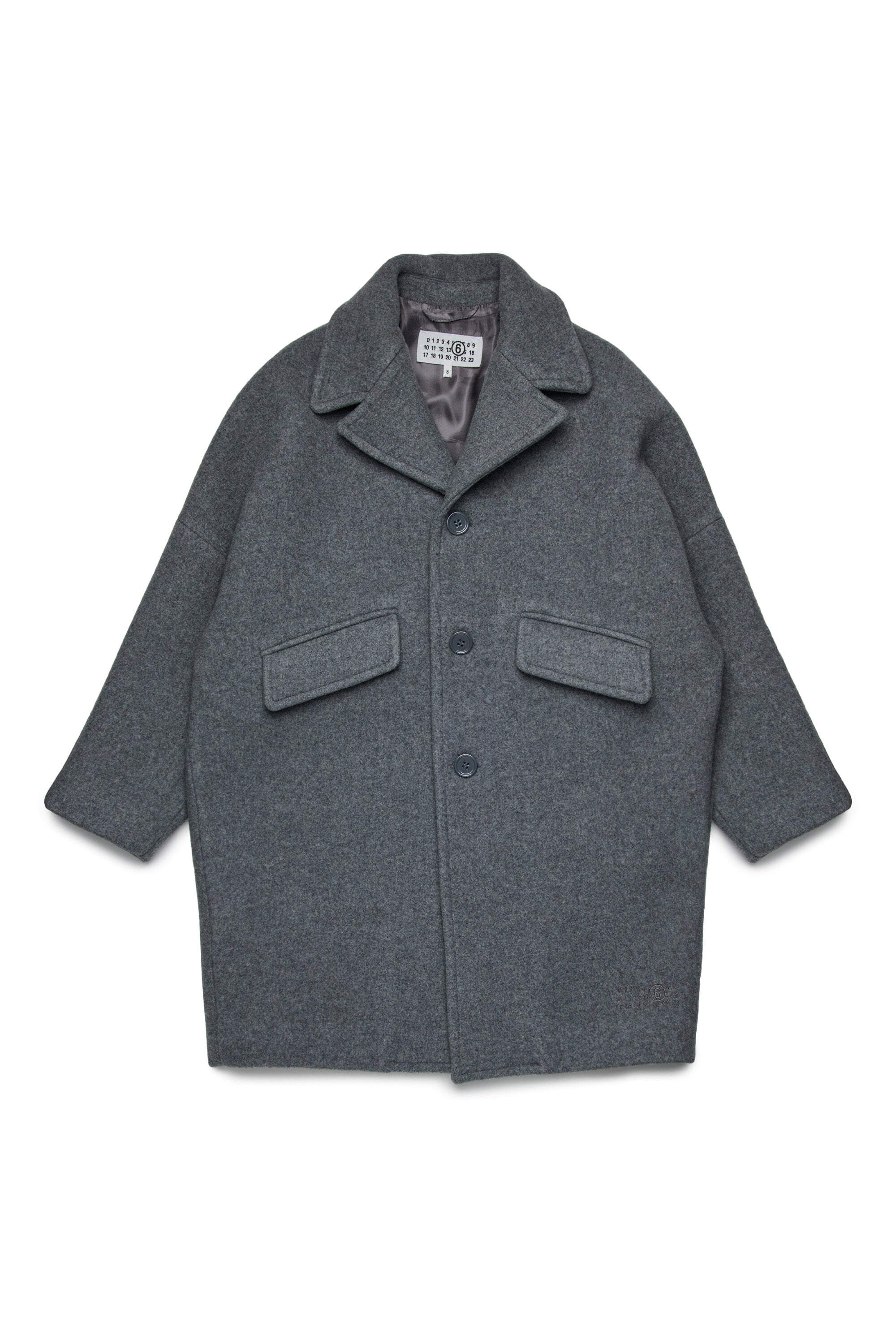 Abrigo en forma de huevo con forro interior