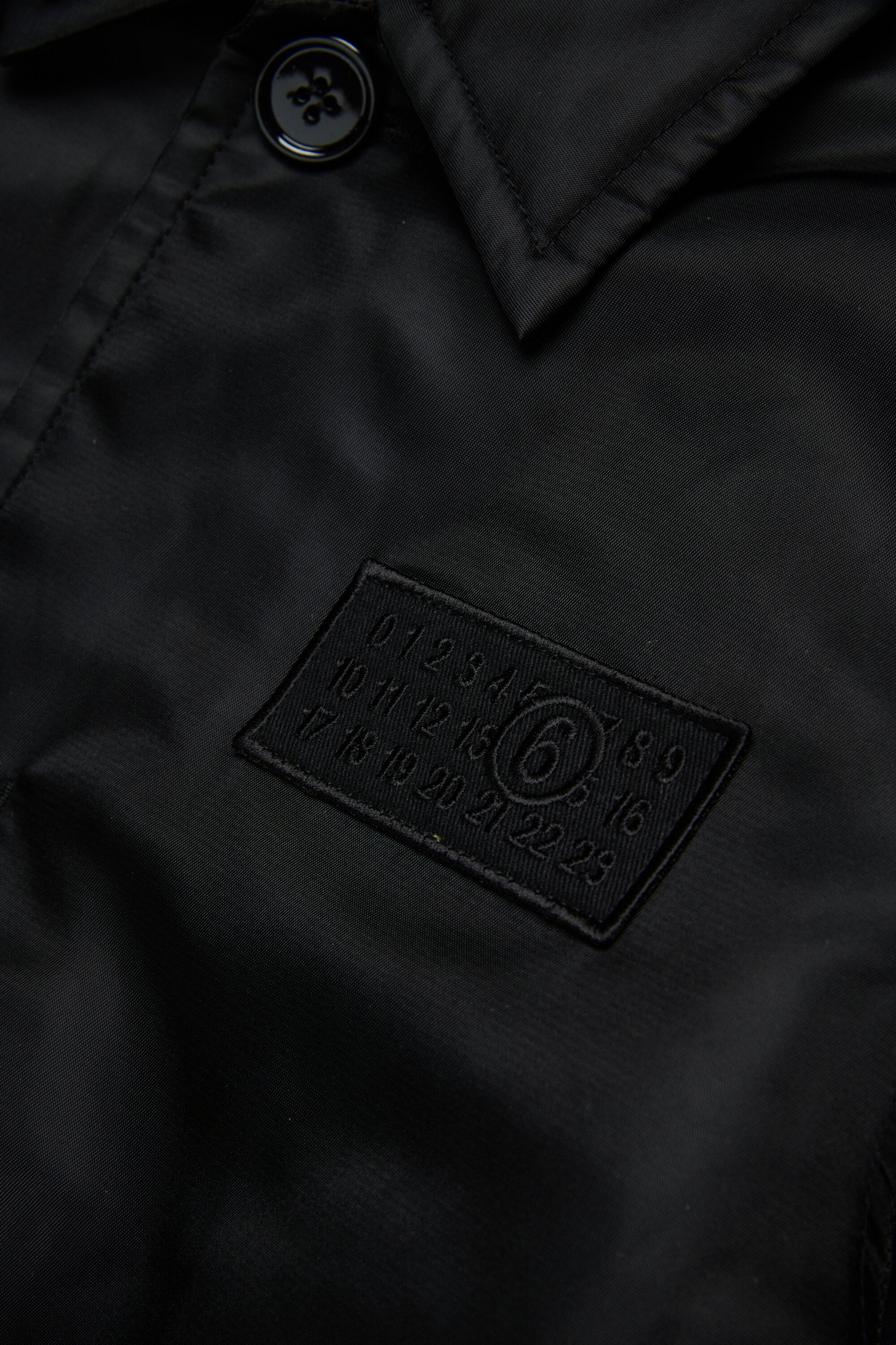 Twill jacket with patch