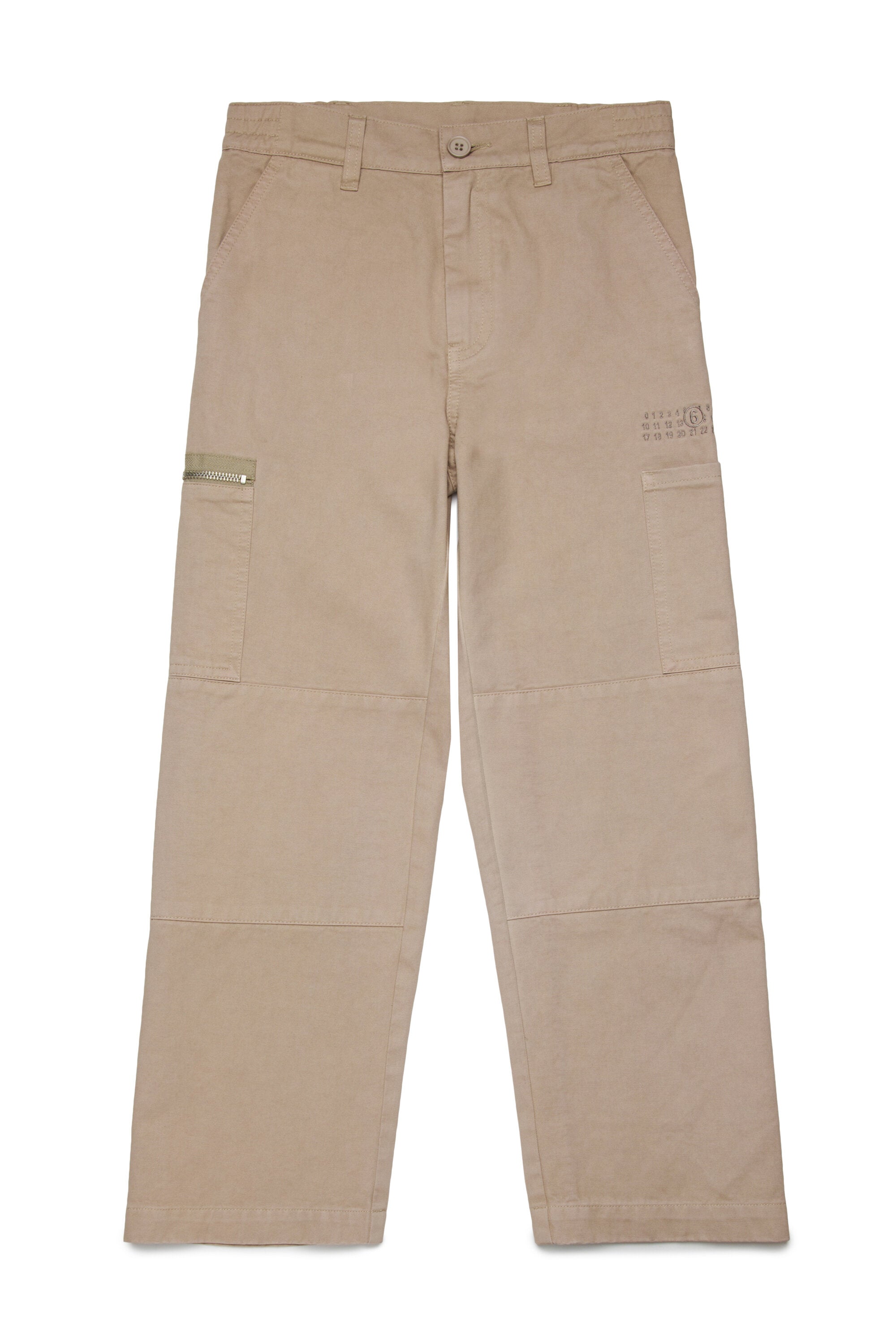 Pantalones cargo de sarga