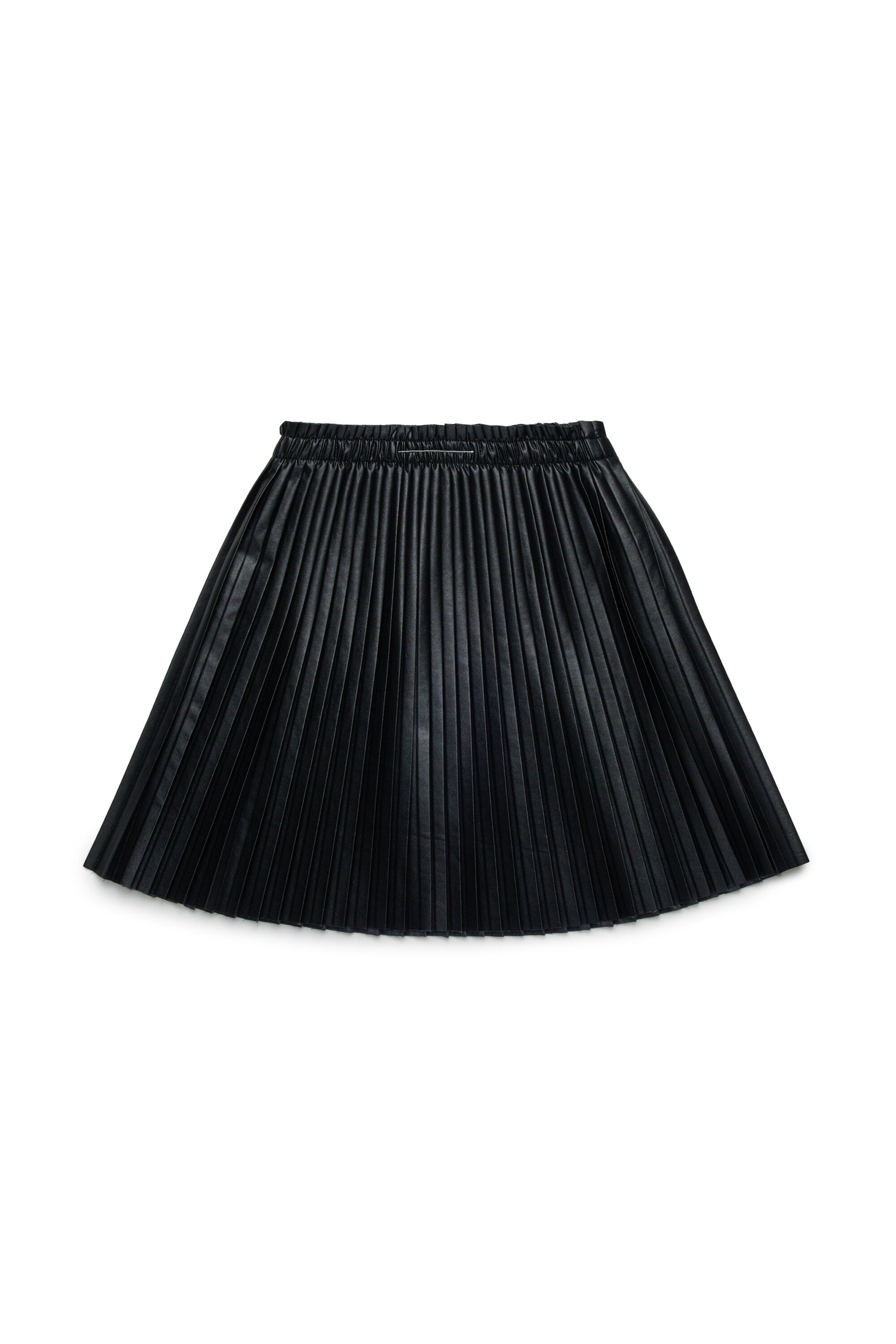 Falda corta de tejido recubierto