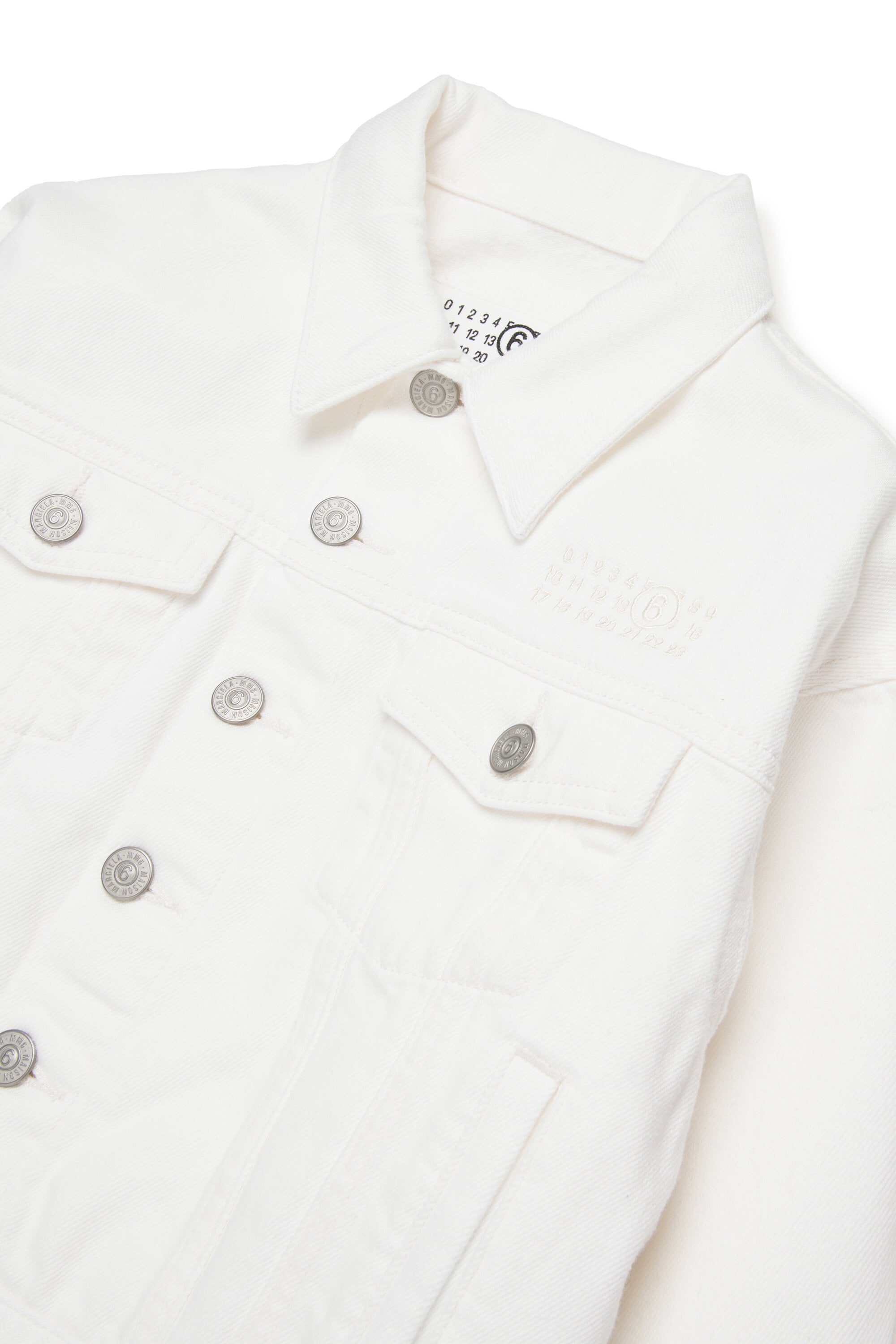 Chaqueta vaquera con logo estampado