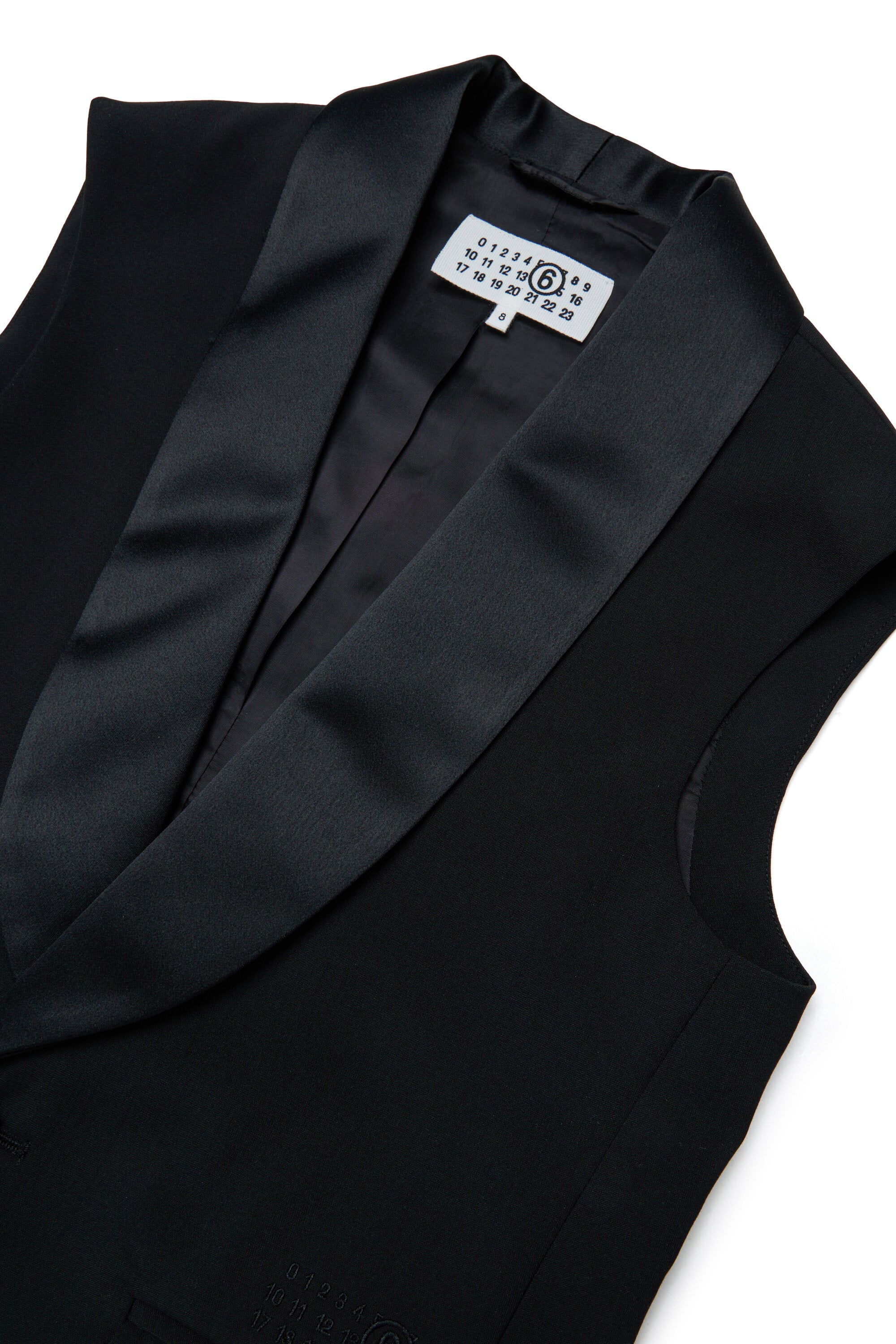 Chaqueta sin mangas con logotipo