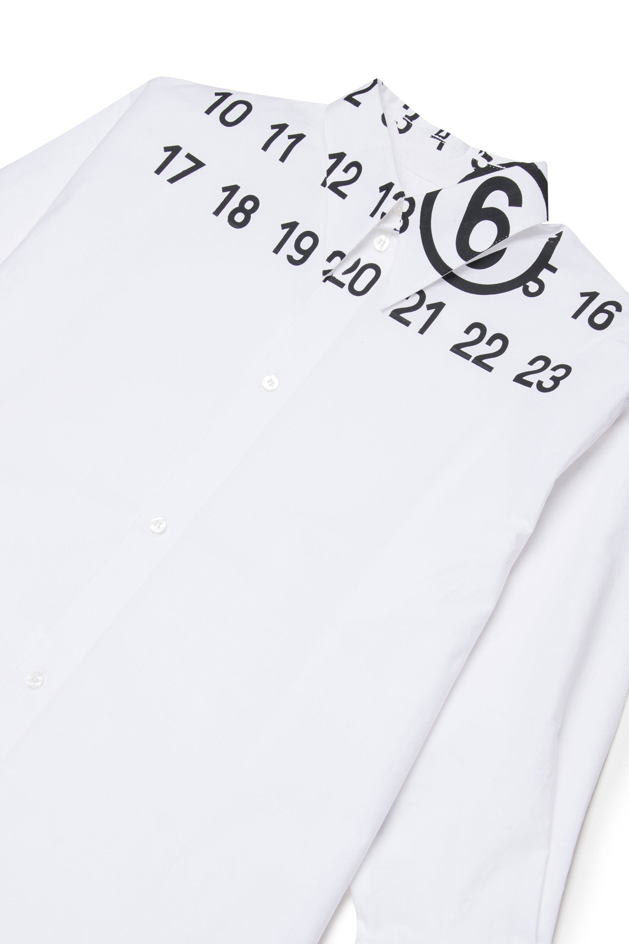 Vestido camisero con logo